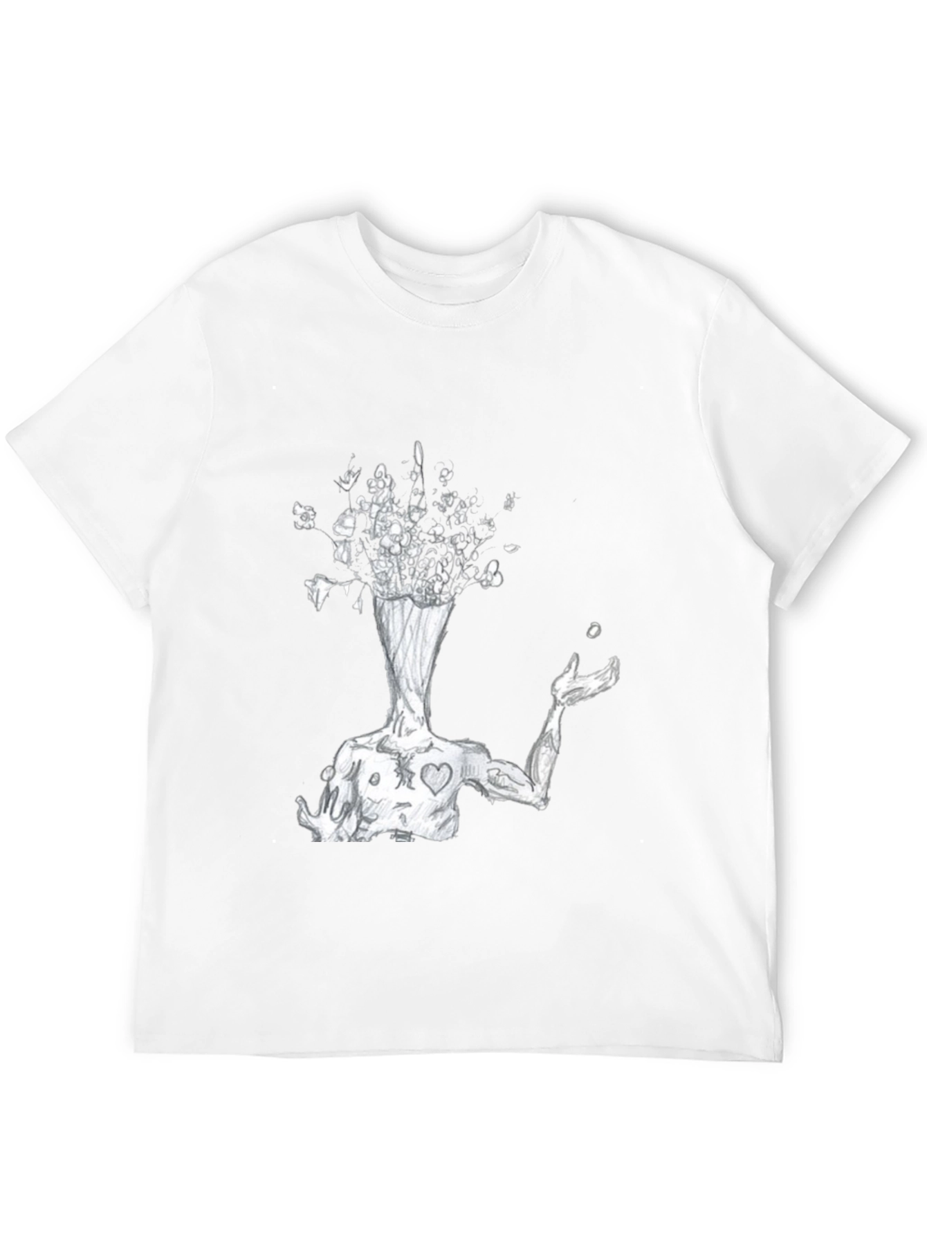 Black Abstract Mind T-Shirt view 12