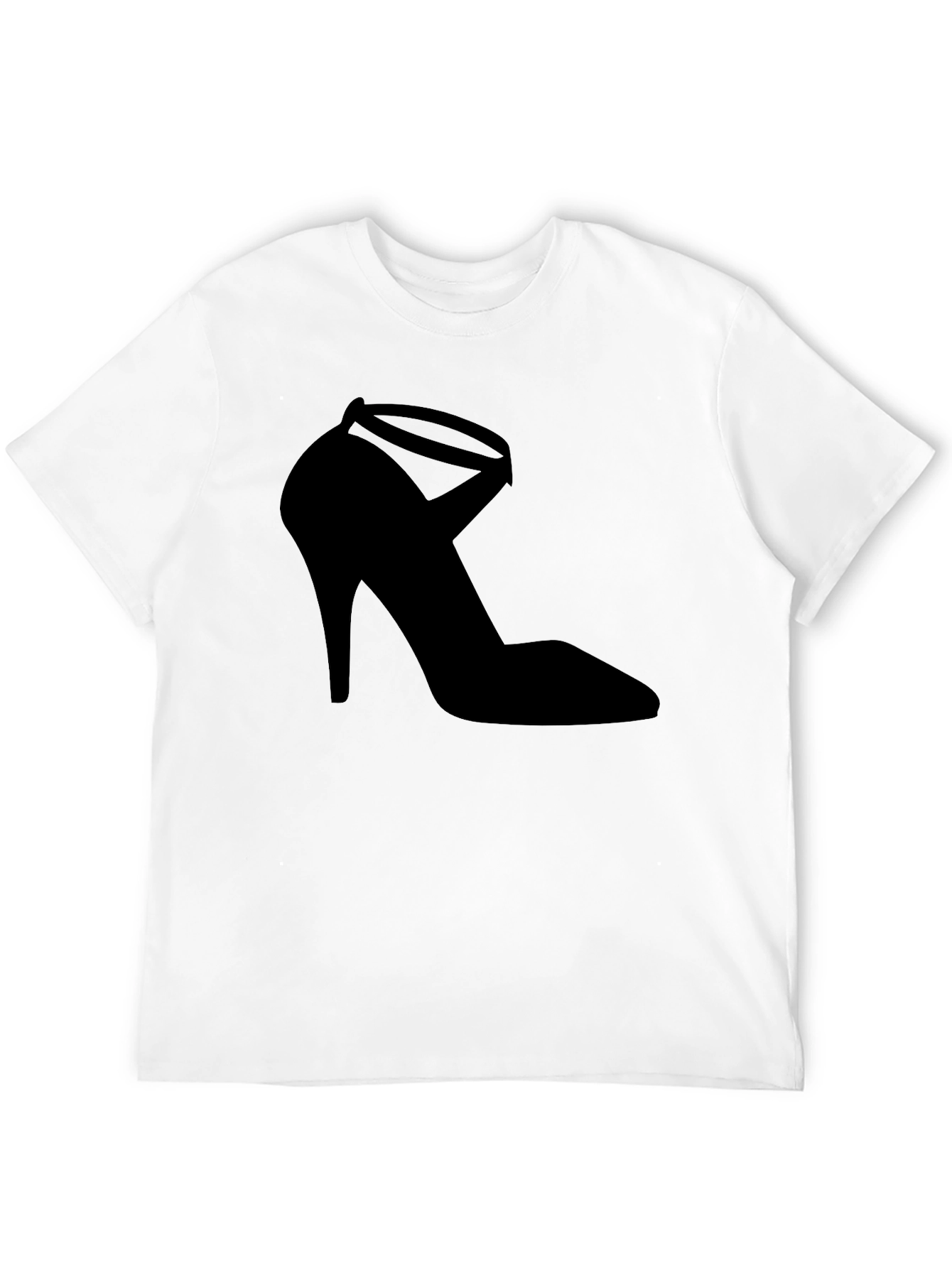 Black Black High Heel Shoe Graphic T-Shirt view 12