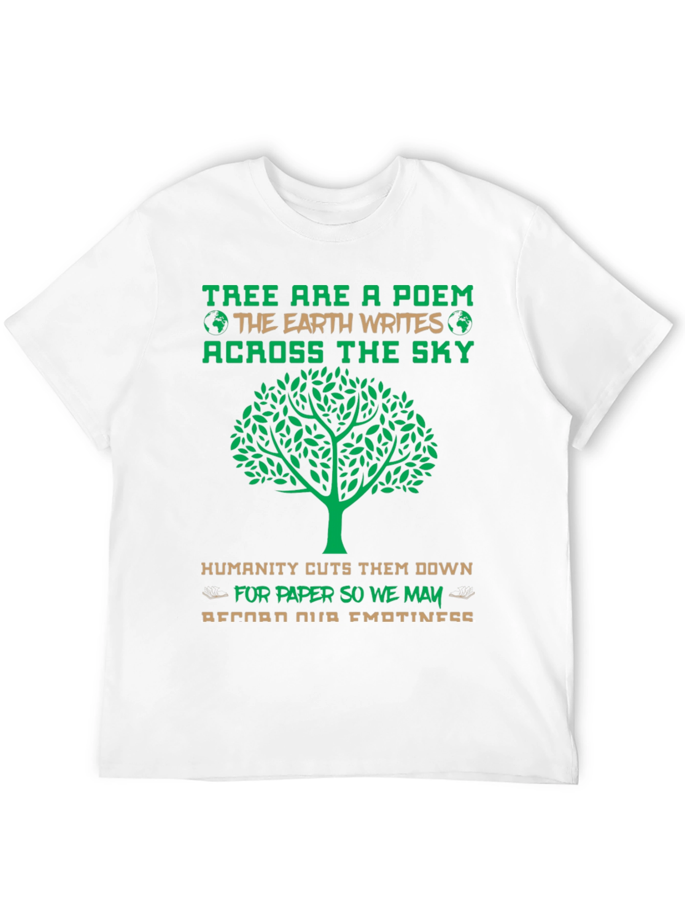 Black Earth Poem Graphic Tee view 12