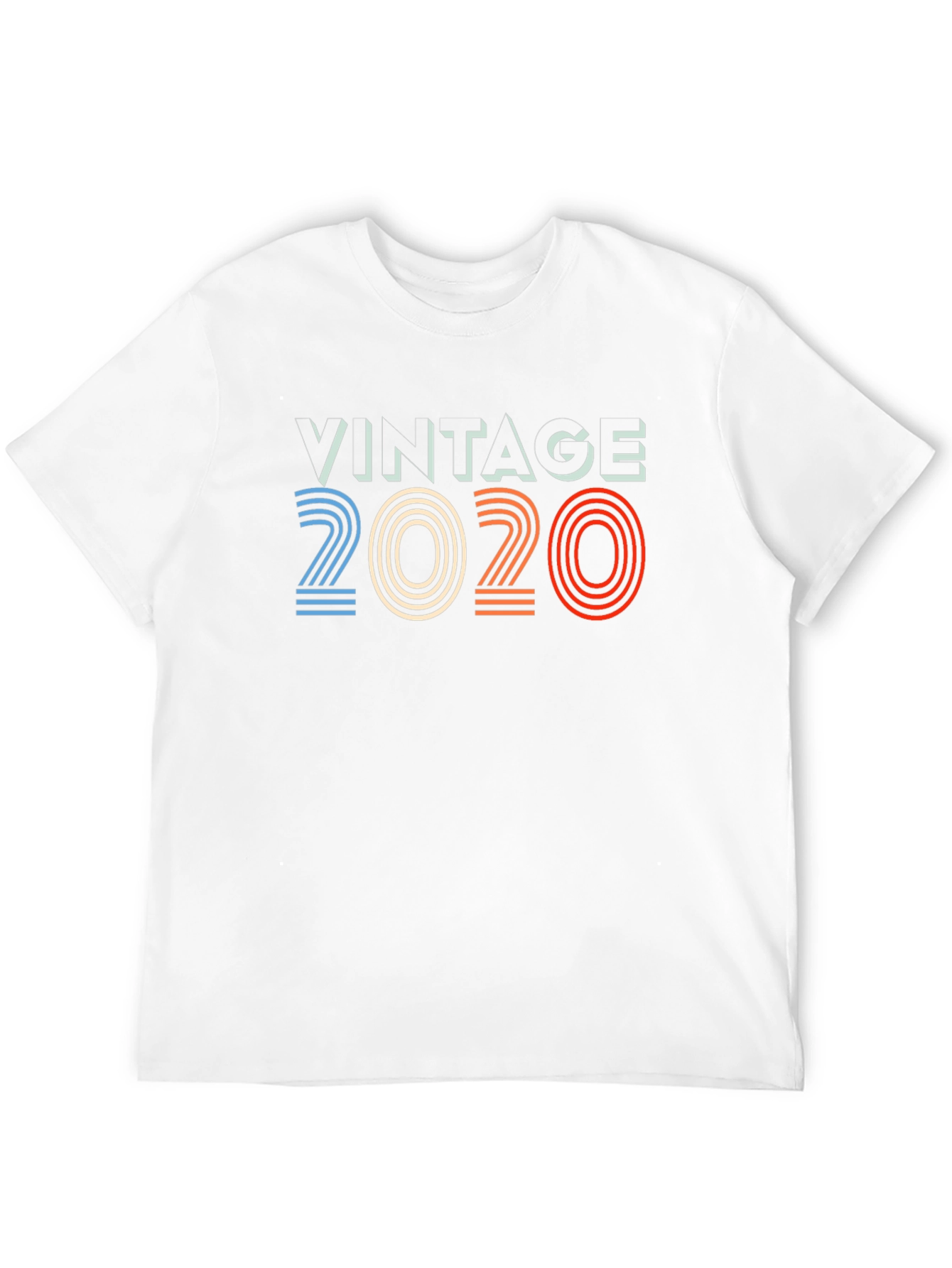 Black Vintage 2020 Graphic Tee - Retro Style view 12