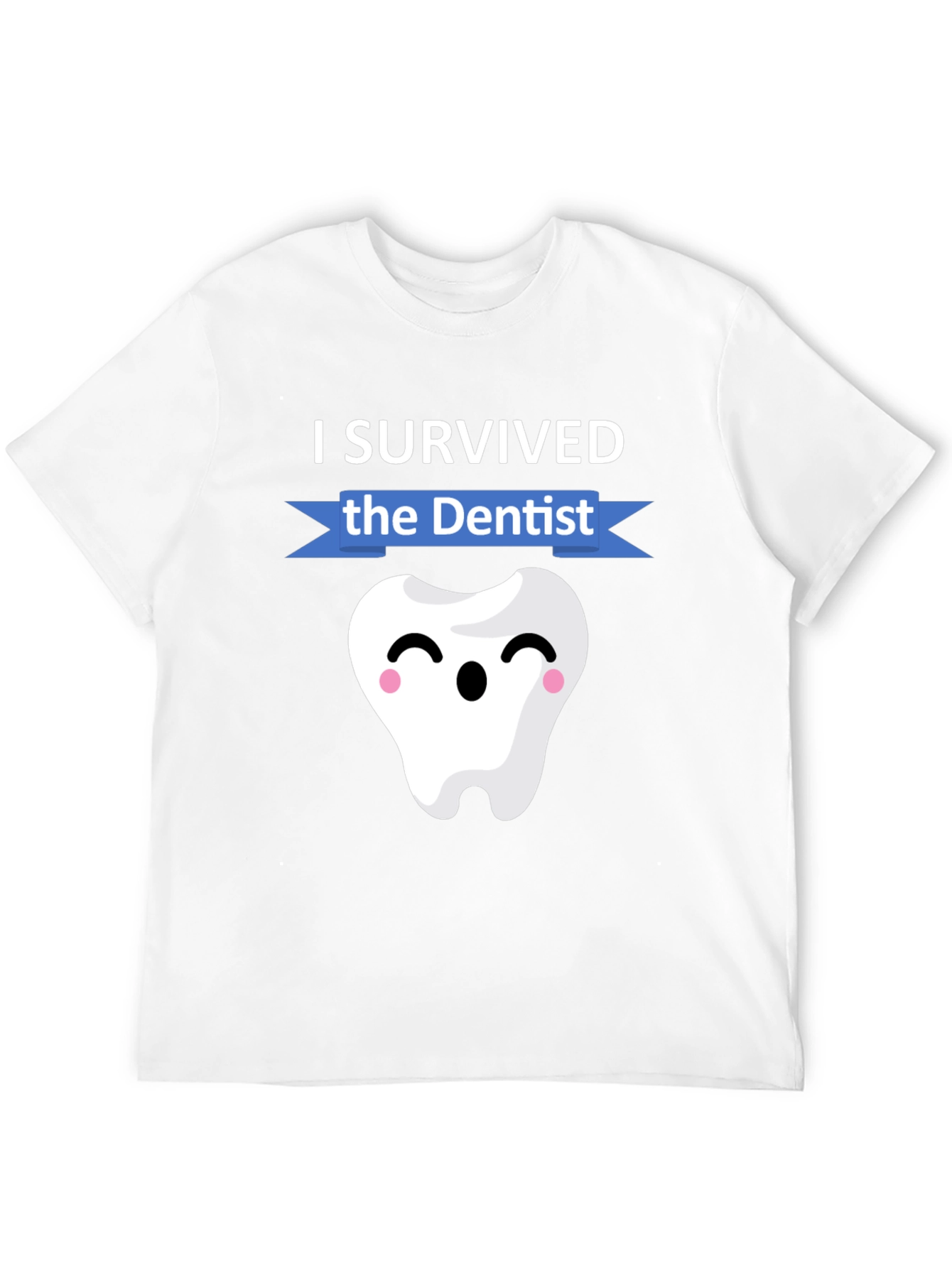 Black I Survived the Dentist T-Shirt Funny Dental Hygienist Tee view 12