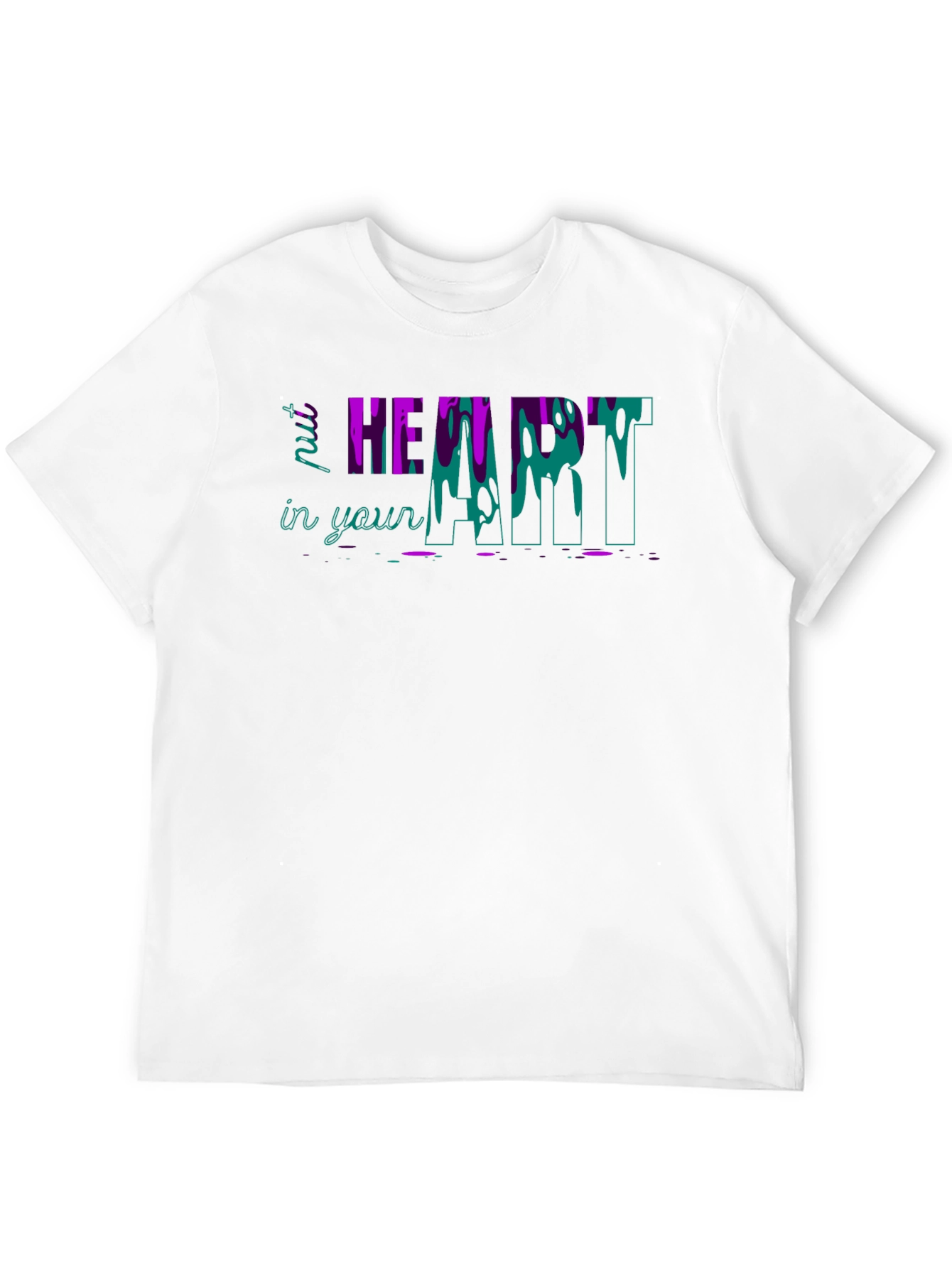 Black Put Some Heart in Your Fart T-Shirt - Novelty Tee view 12