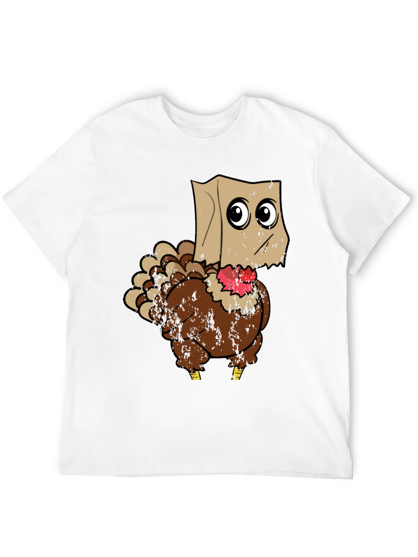 Black Turkey with Paper Bag T-Shirt view 12