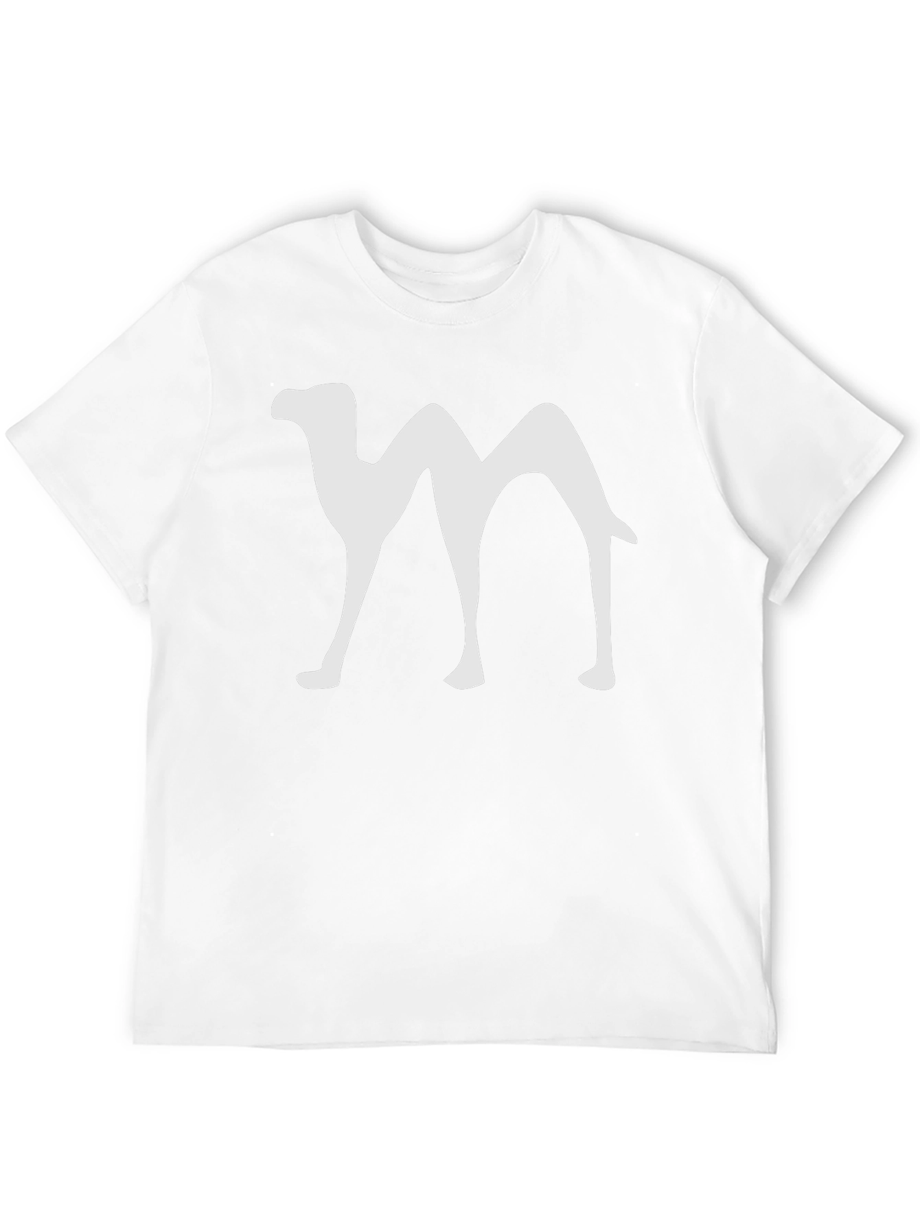 Black Camel Silhouette Graphic T-Shirt - Black Cotton Blend view 12