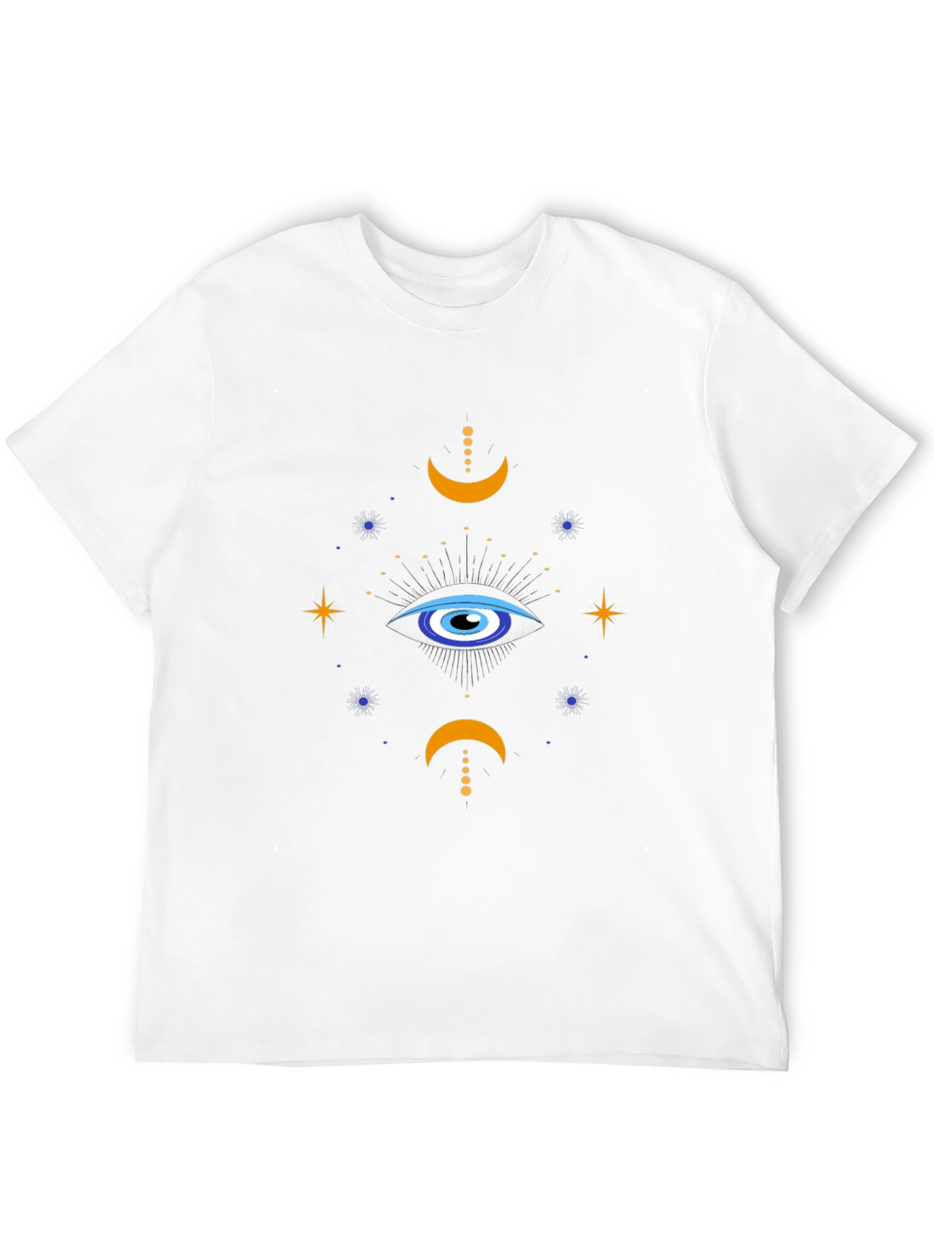 Black Mystic Eye Graphic T-Shirt - Unisex Comfort view 12