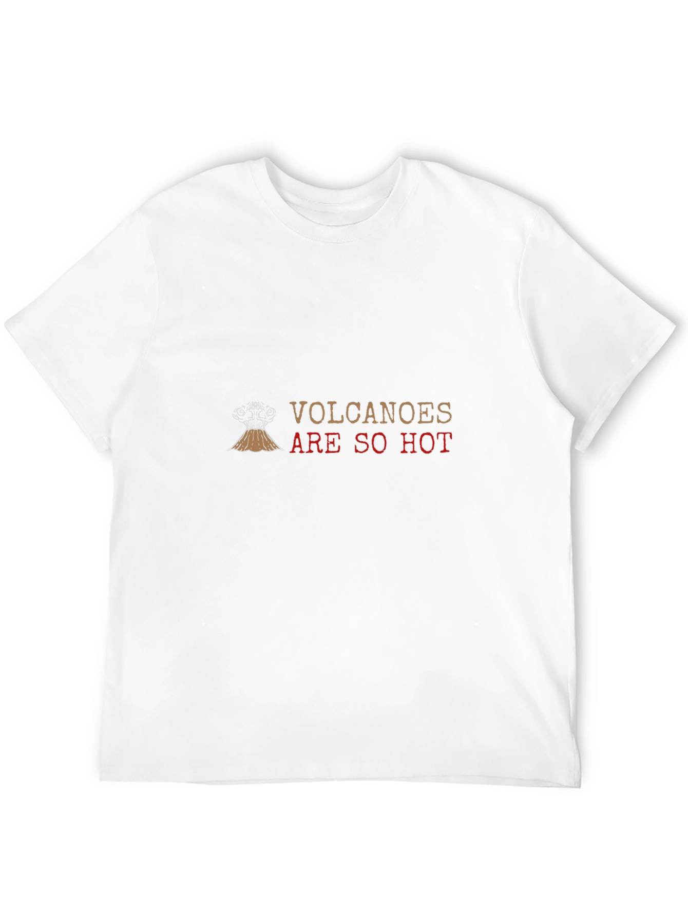 Black Volcanoes Are So Hot Black Graphic Tee view 12