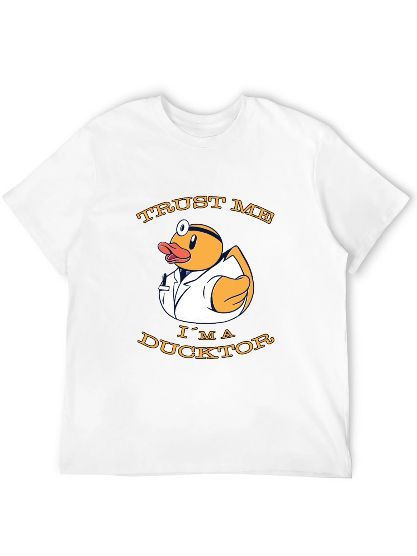 Black Trust Me I'm A Ducktor T-Shirt view 12