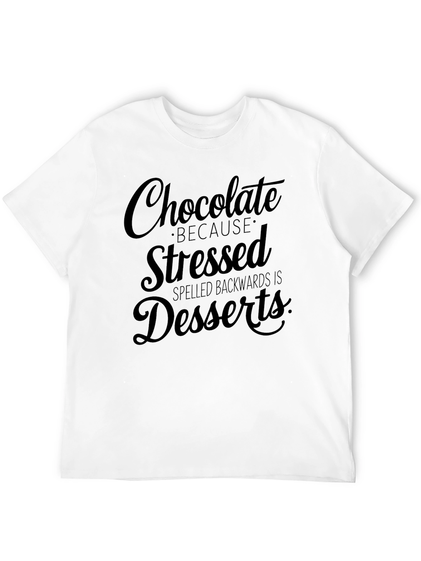 Black Chocolate Stressed Backwards T-Shirt view 12