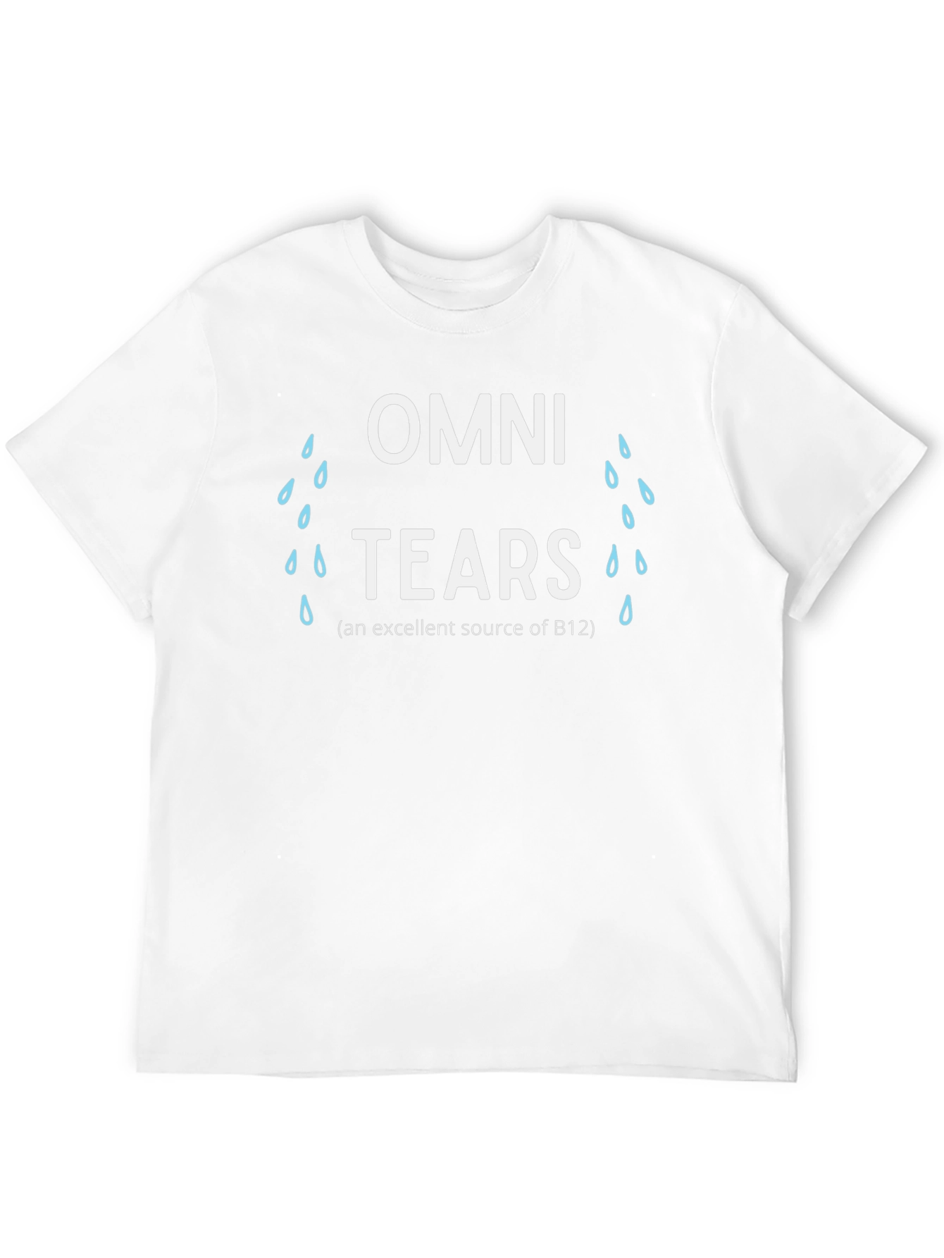 Black Omni Tears B12 Source T-Shirt - Black Cotton Tee view 12