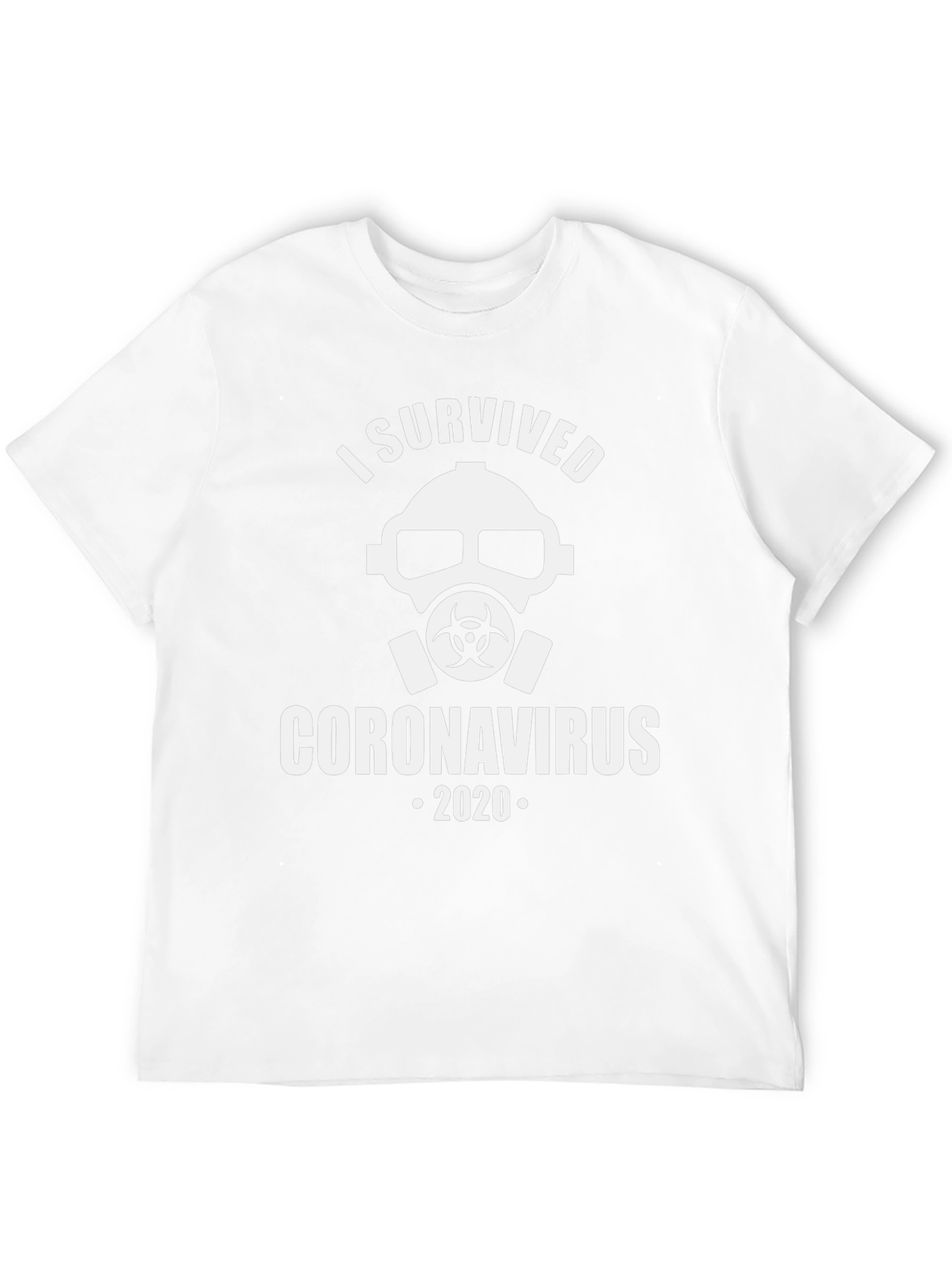 Black I Survived Coronavirus 2020 Graphic T-Shirt view 12