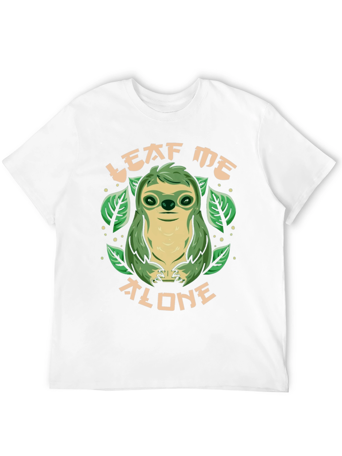 Leaf Me Alone Sloth Graphic Tee - 12