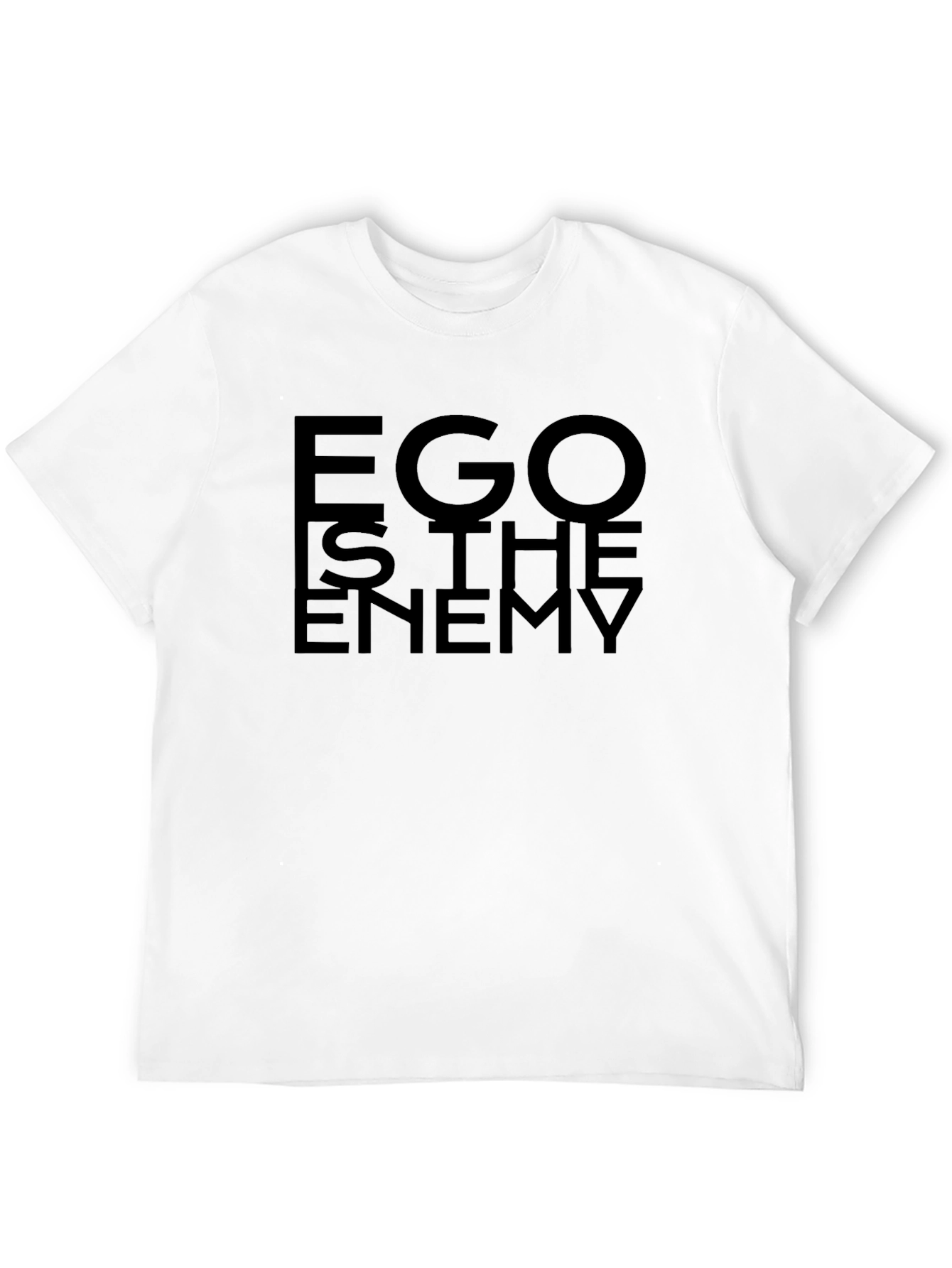 Black Ego Is The Enemy Black Graphic Tee - Unisex view 12