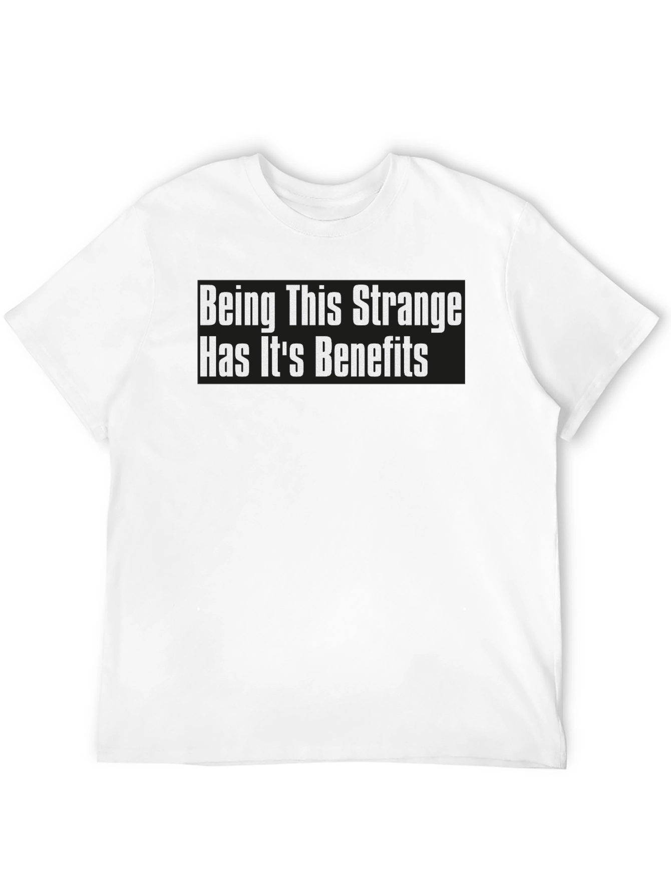 Black Being This Strange Benefits T-Shirt view 12