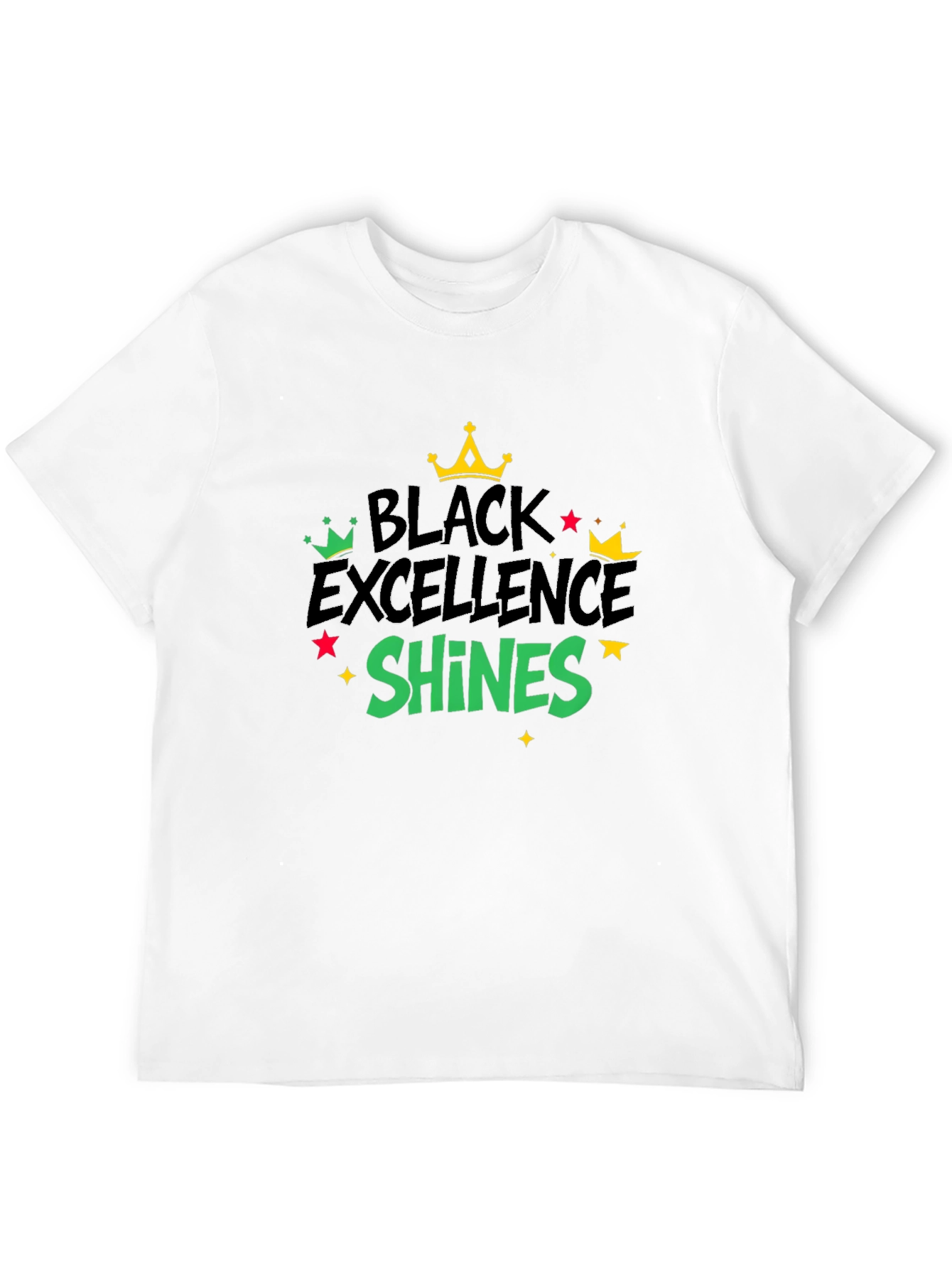 Black Black Excellence Shines Graphic Tee view 12