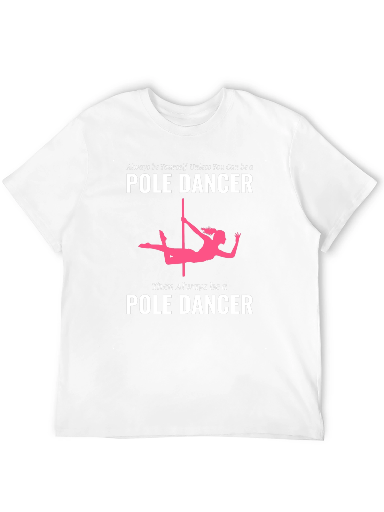 Black Pole Dancer Graphic T-Shirt - Novelty Tee view 12