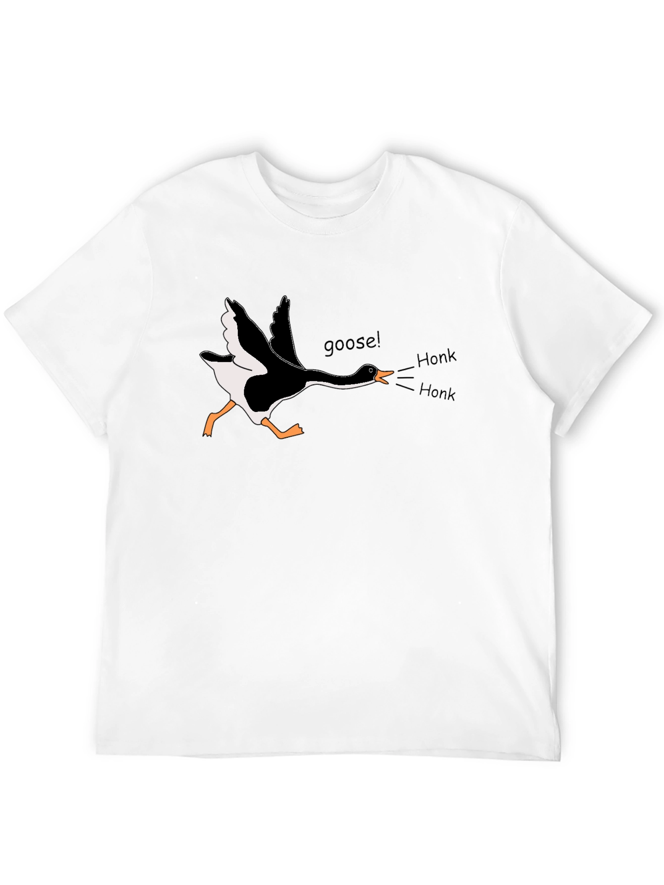 Black Honk! Goose Graphic Tee - Unisex Comfort view 12