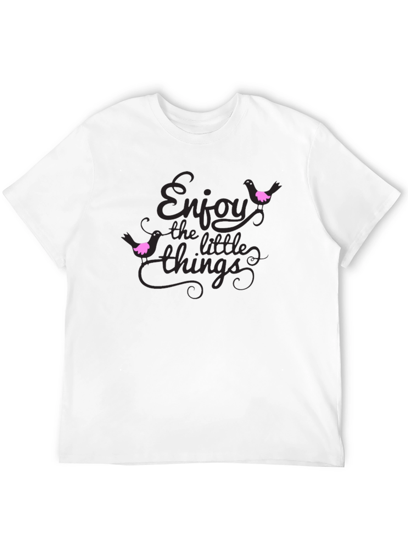 Black Enjoy the Little Things Graphic Tee view 12