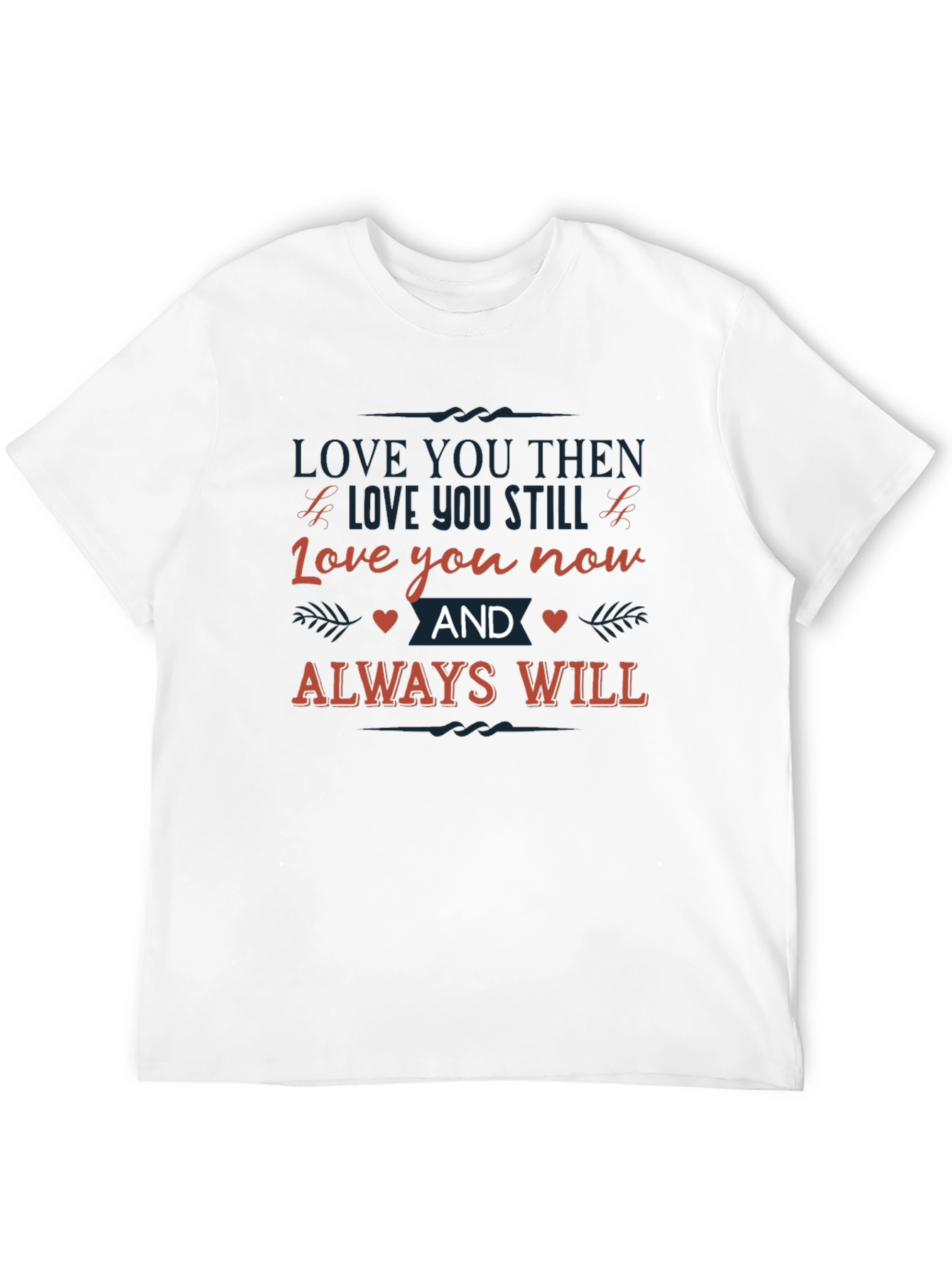 Black Love You Always Graphic Tee - Black Cotton view 12