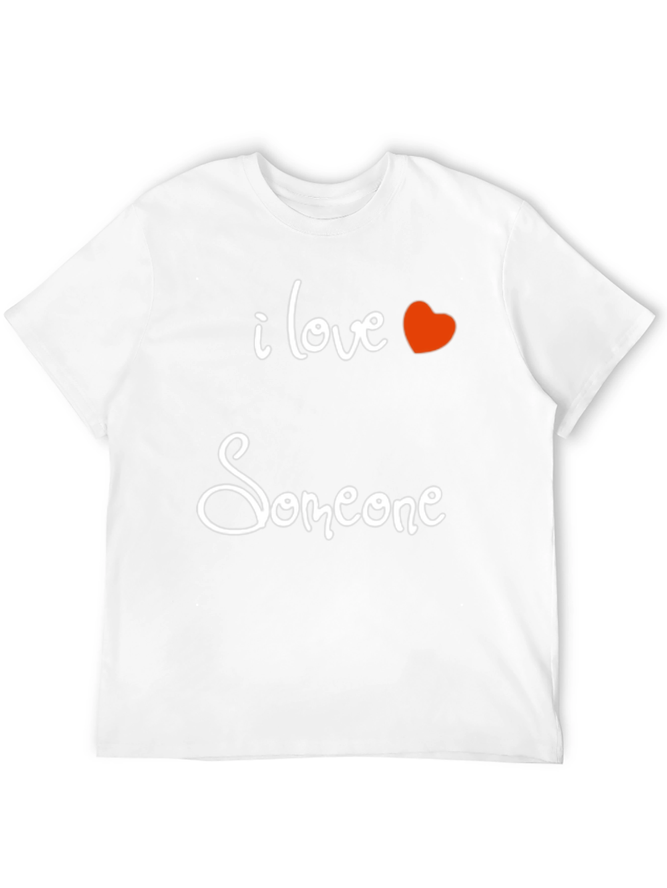 Black I Love Someone Graphic Tee - Soft & Stylish view 12
