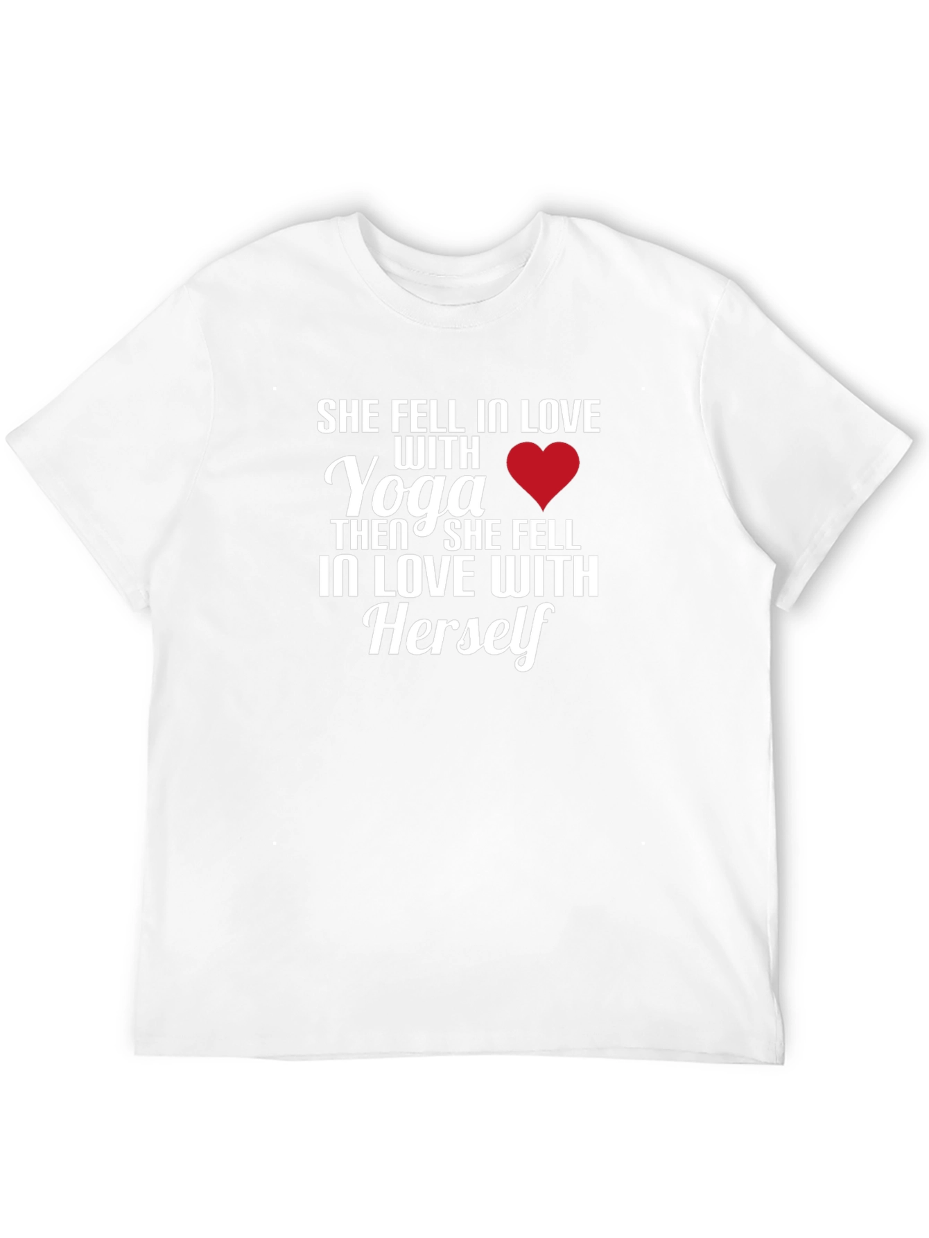 Black Yoga Lover Graphic Tee: She Fell In Love view 12