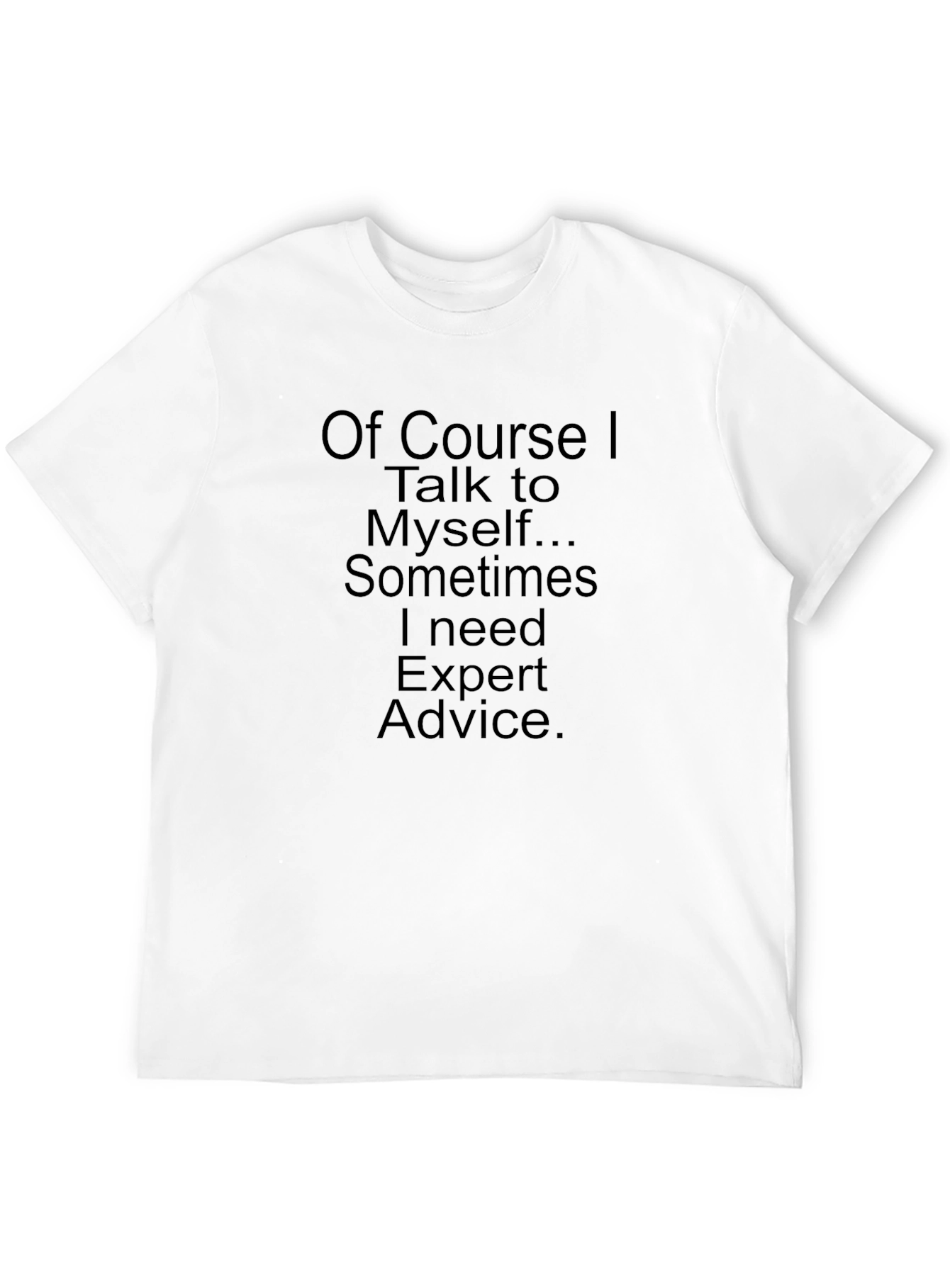 Black Funny Expert Advice T-Shirt view 12