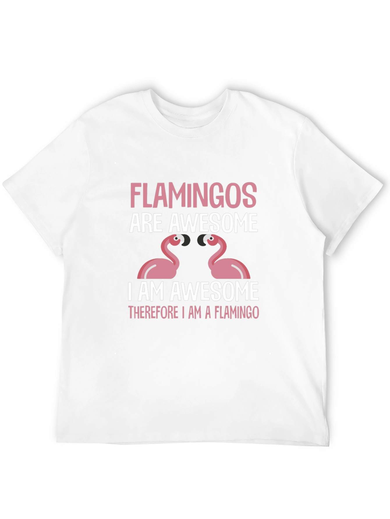 Black Flamingos Are Awesome Graphic Tee view 12