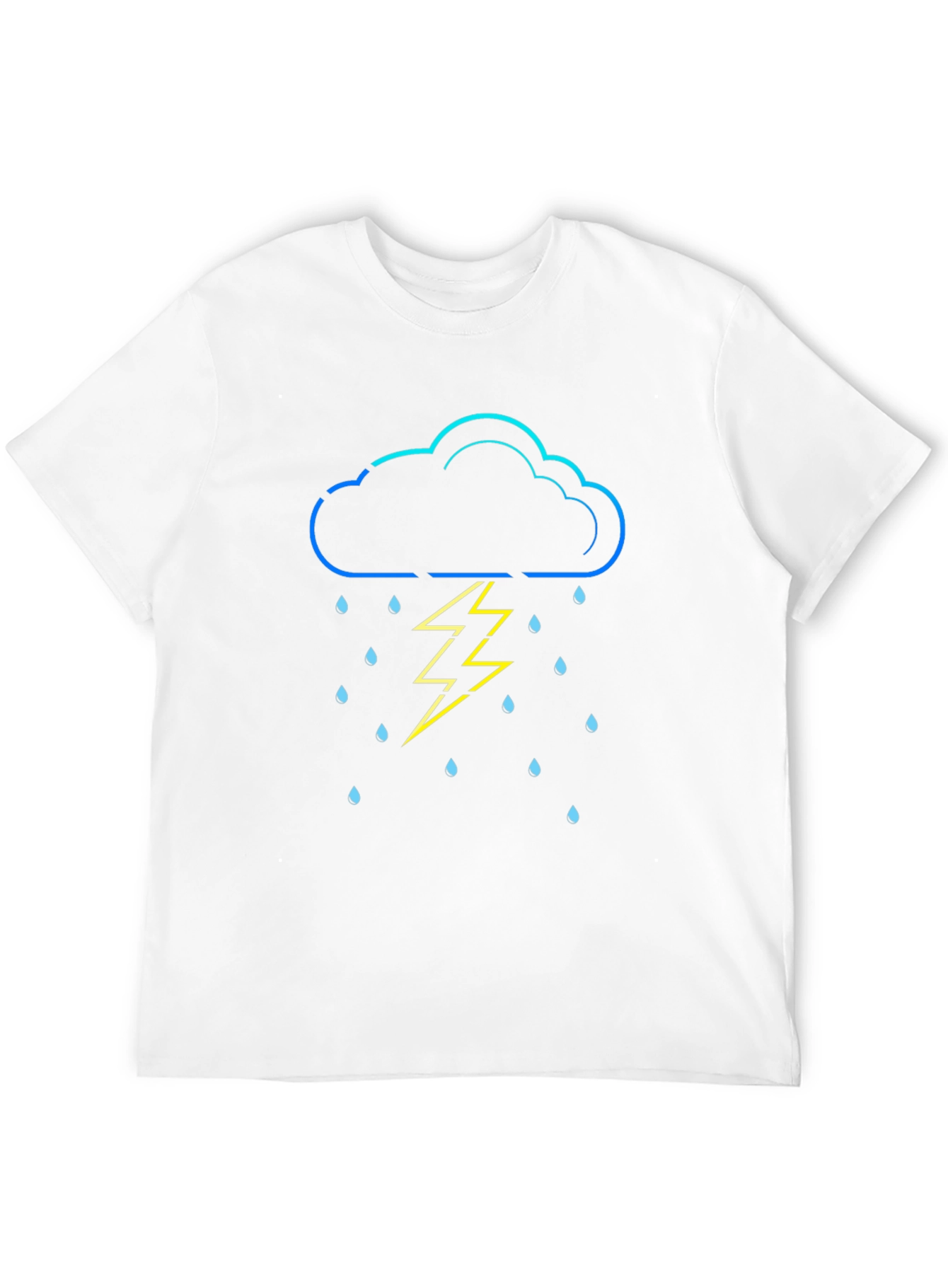 Black Stormy Weather Graphic Tee view 12