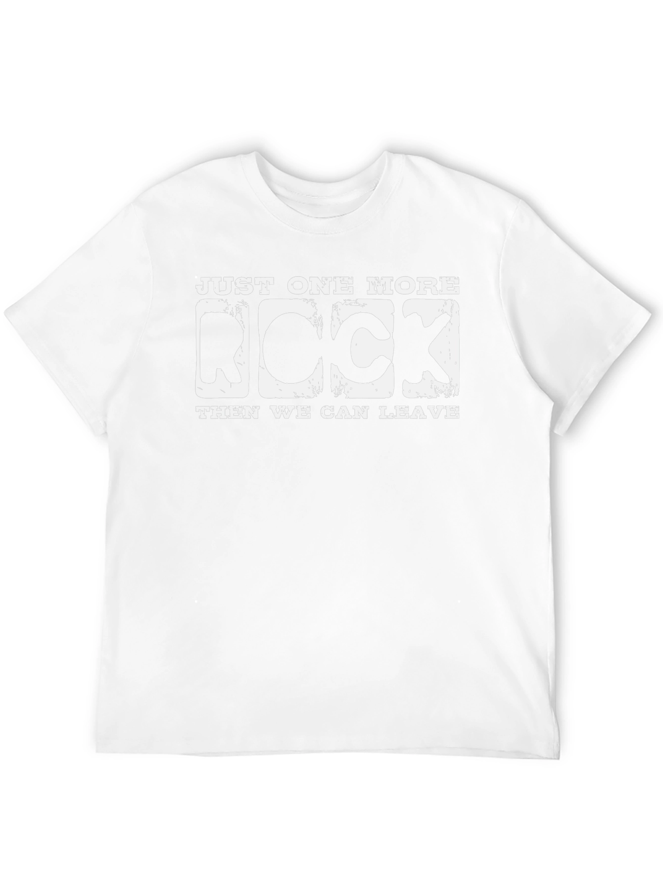 Black Just One More Rock T-Shirt - Funny Music Lover Tee view 12