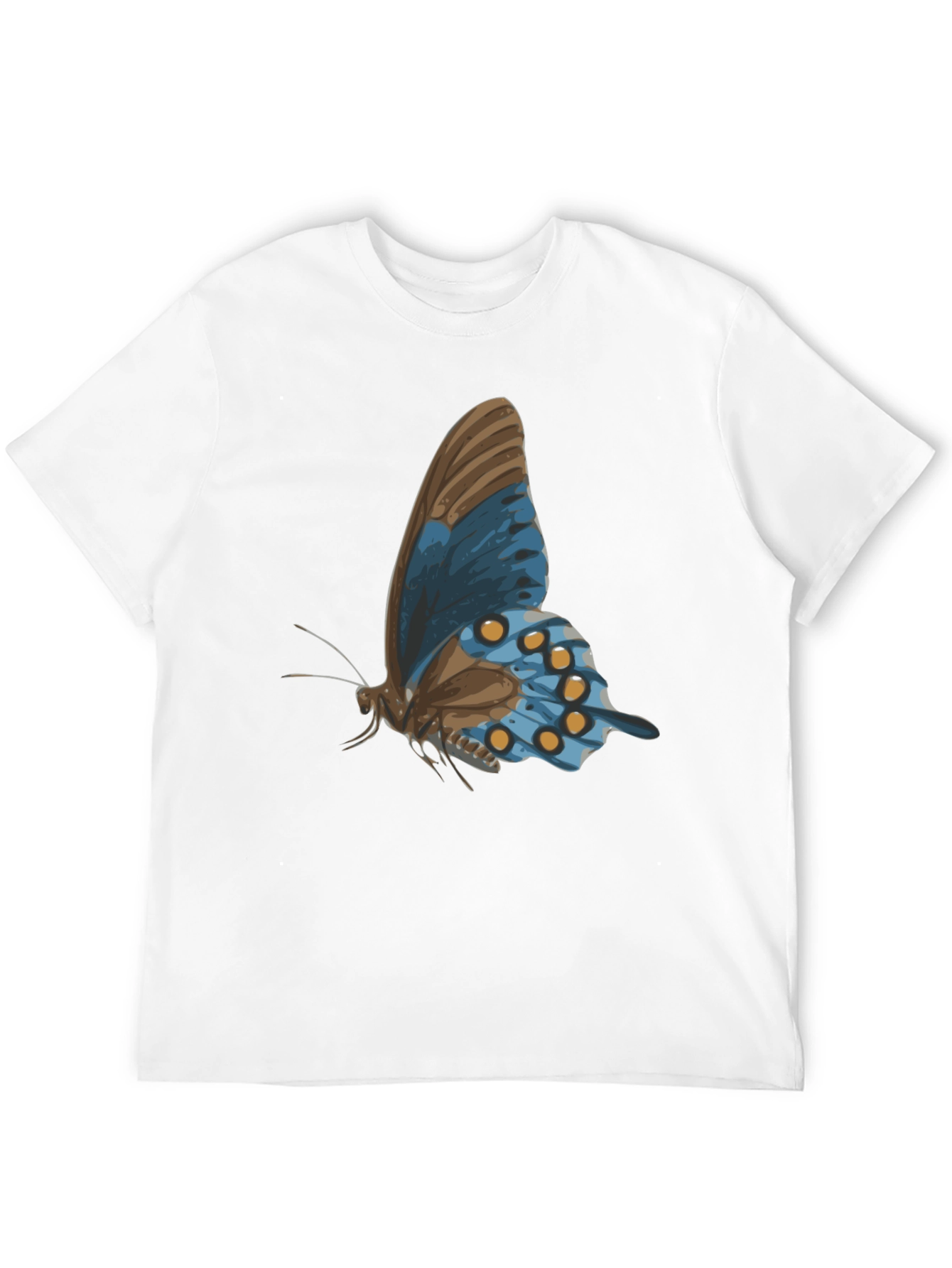Black Butterfly Graphic Tee - Stylish Men's Black T-Shirt view 12