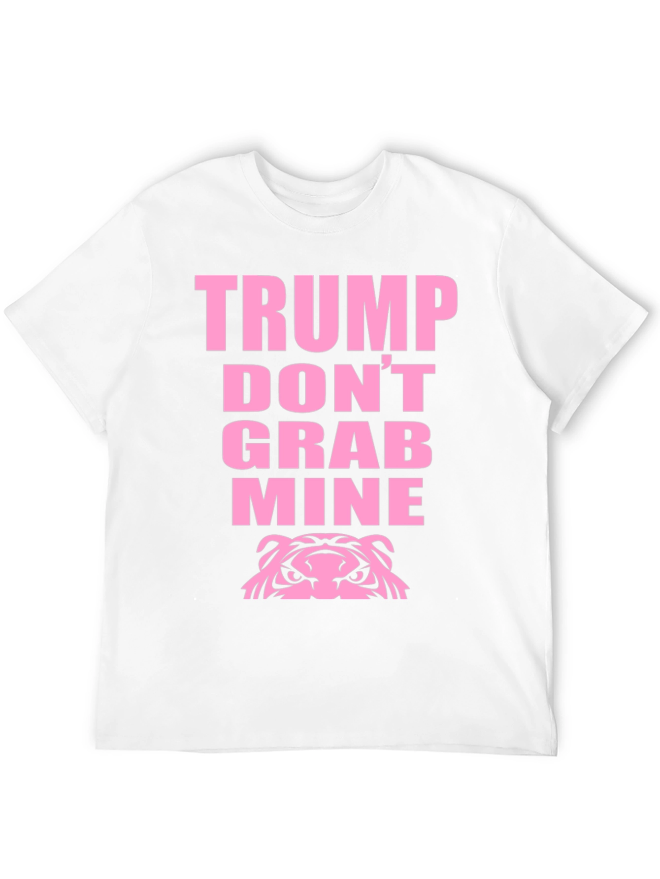 Black Trump Don't Grab Mine Funny T-Shirt view 12