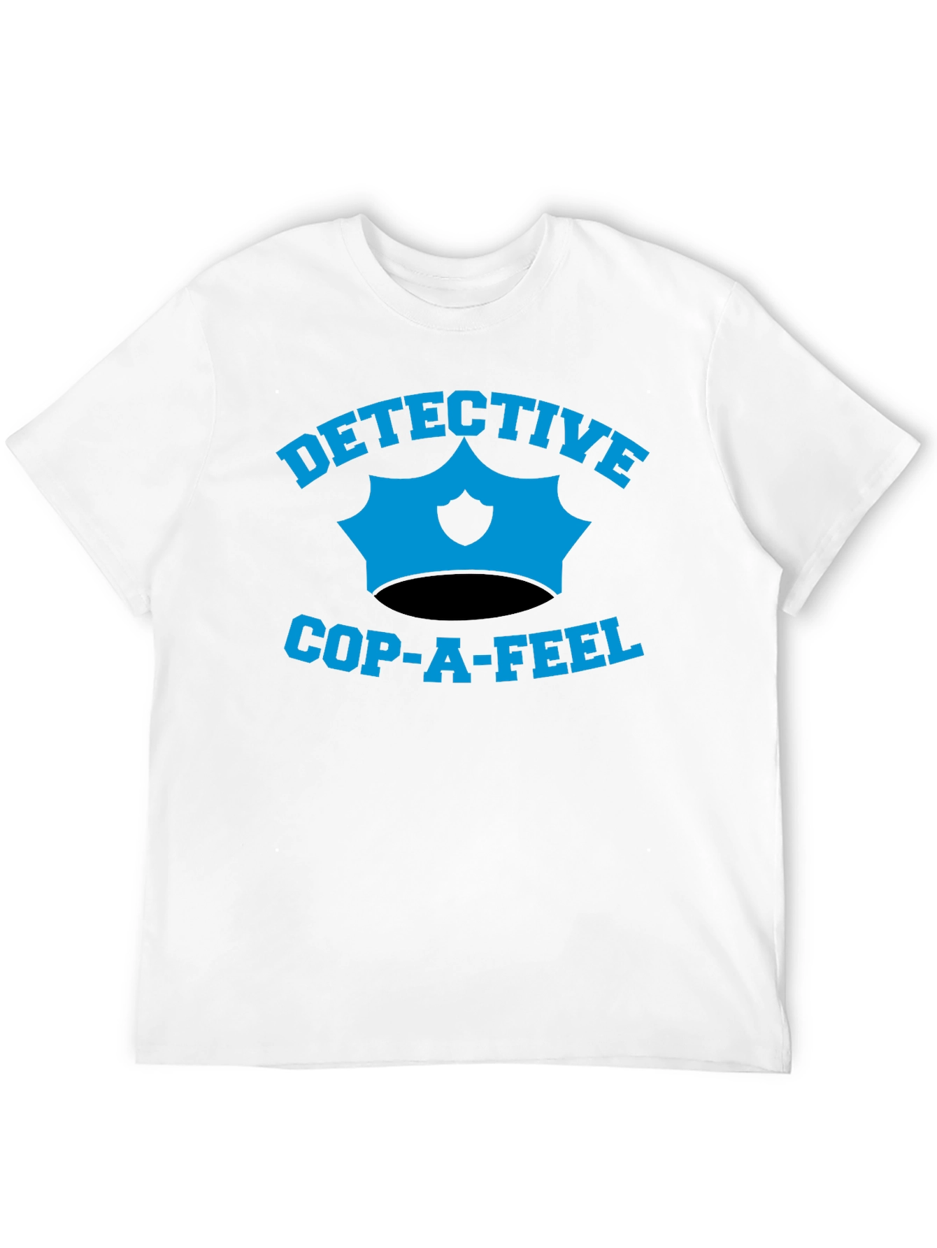 Black Detective Cop-A-Feel Graphic T-Shirt view 12