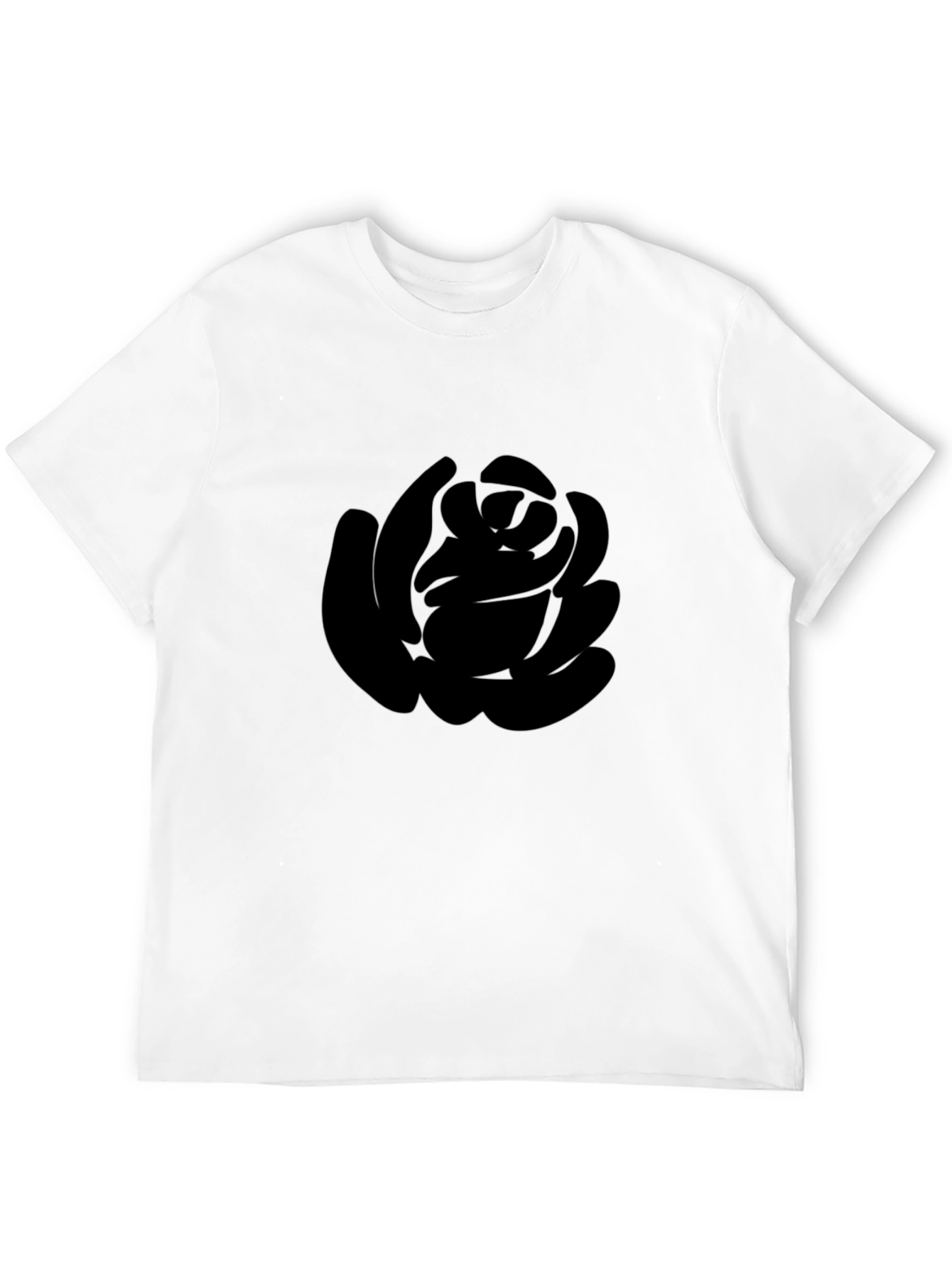Black Black Rose Graphic T-Shirt - Stylish Men's Tee view 12