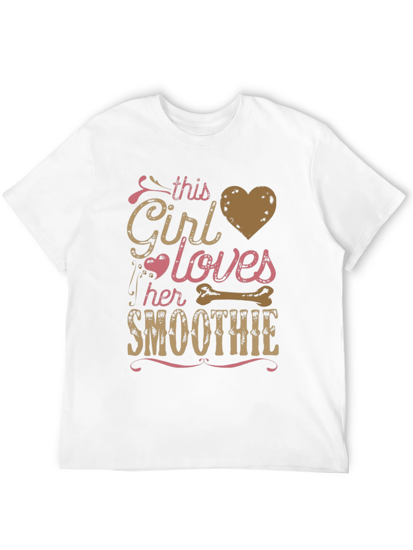 Black Girl Loves Smoothie T-Shirt - Funny Graphic Tee view 12