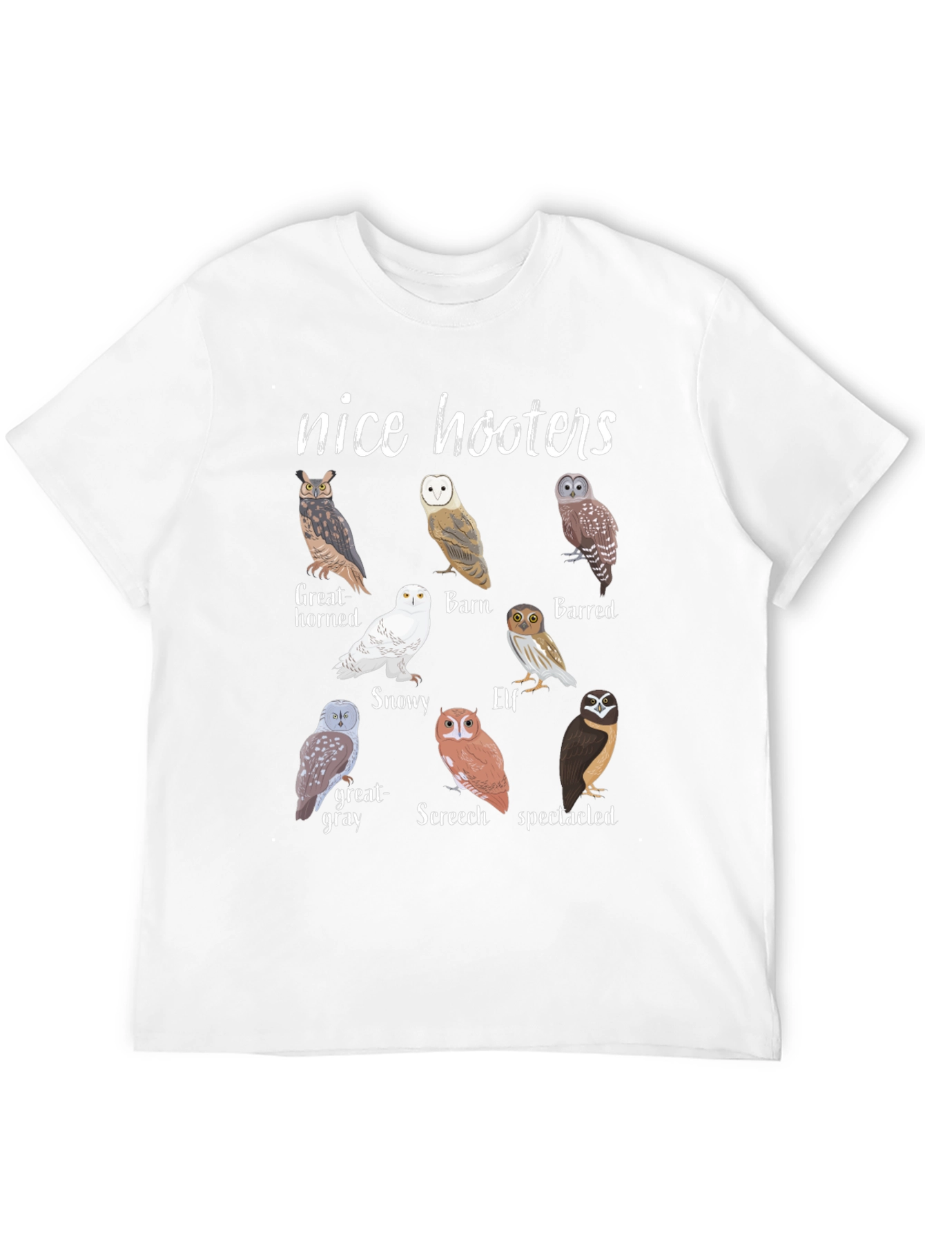 Black Nice Hooters Owl Graphic Tee view 12