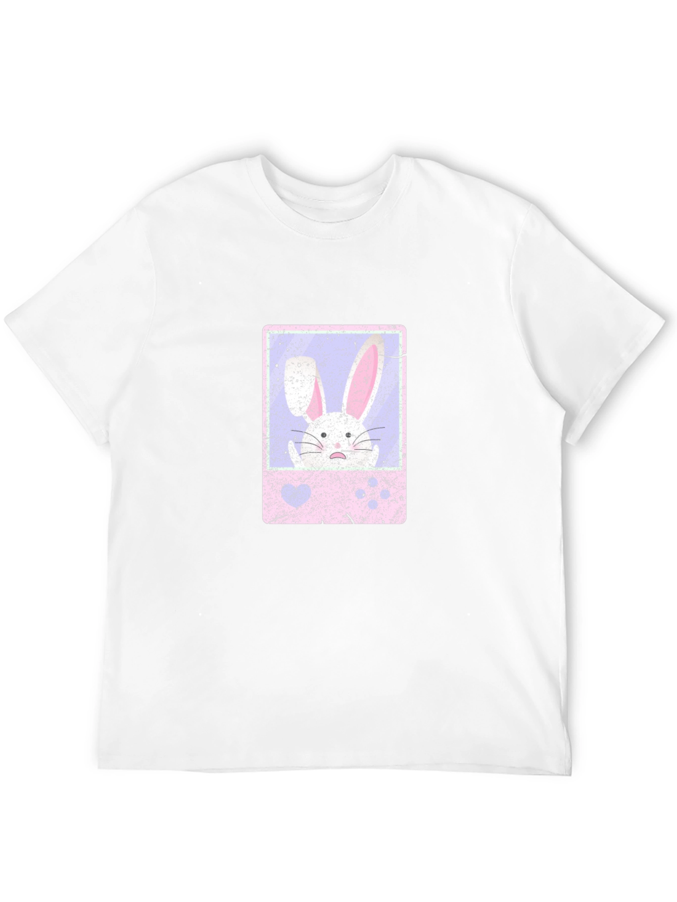 Black Easter Bunny Graphic Tee - Men's Black T-Shirt view 12