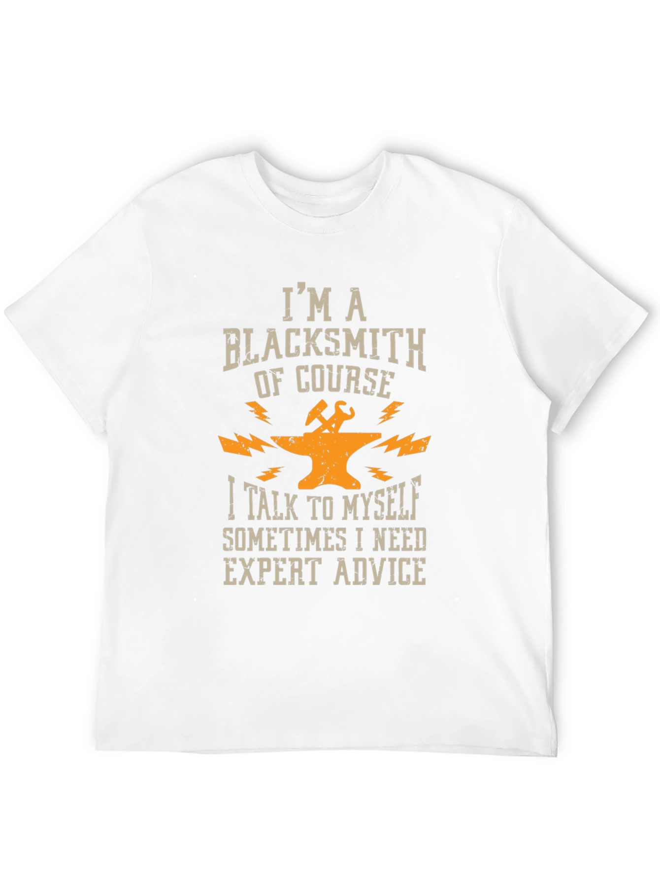 Black Blacksmith Humor T-Shirt view 12