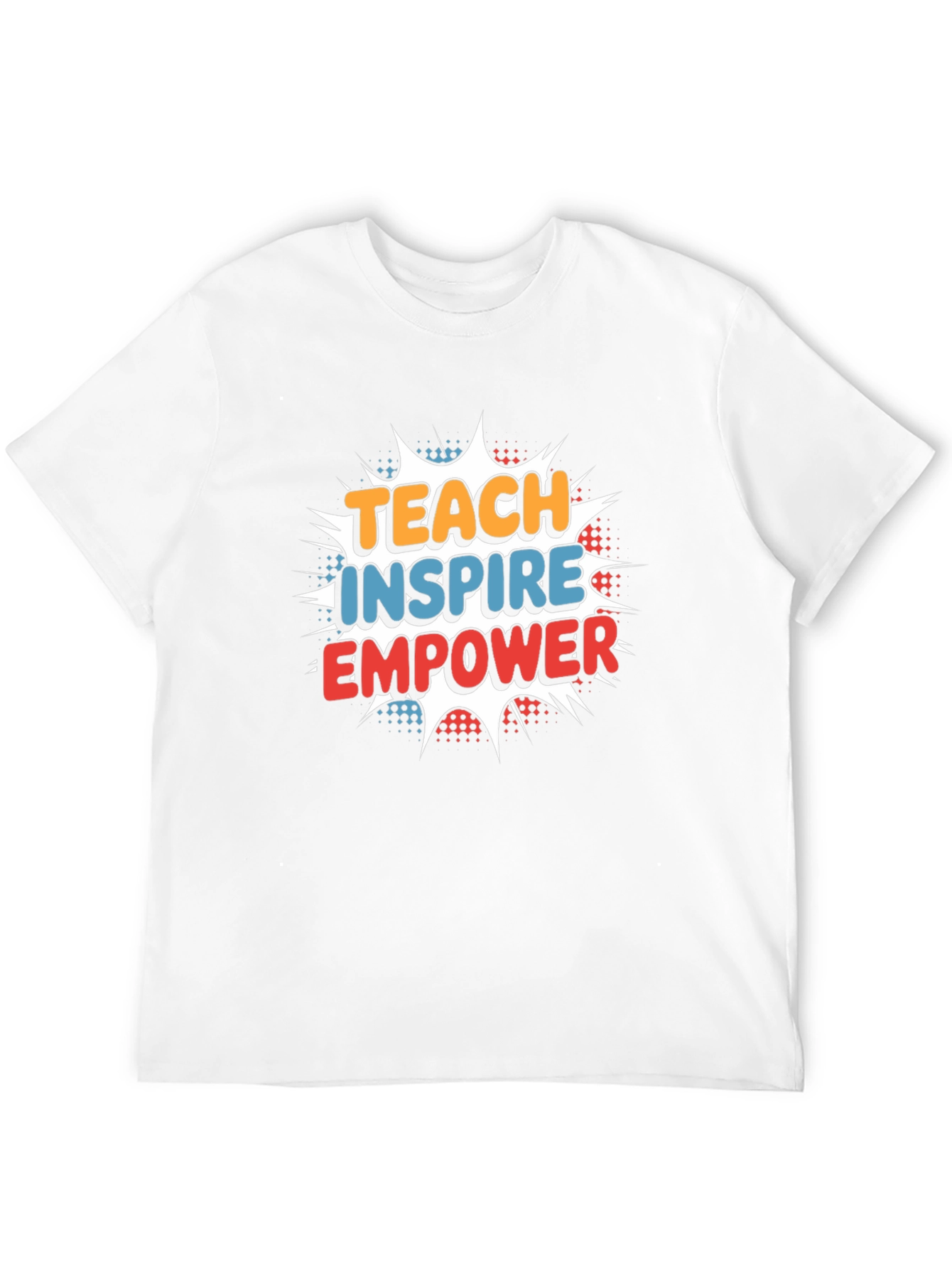 Black Teach Inspire Empower Graphic T-Shirt view 12