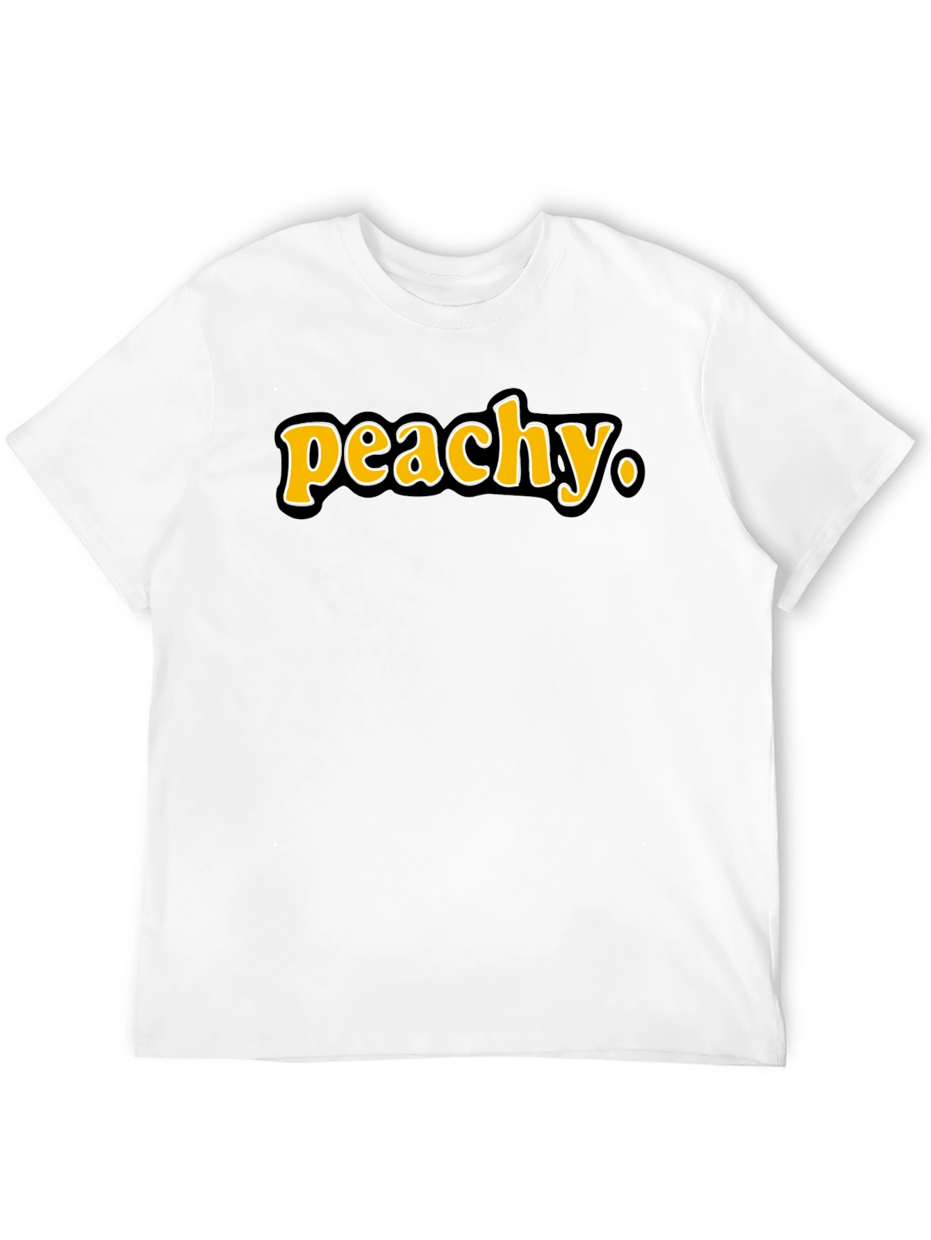 Peachy Graphic Tee - Soft Cotton Blend - 12
