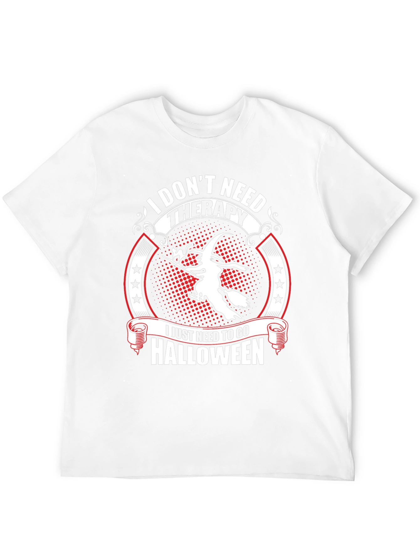 Black Halloween Witch T-Shirt - No Therapy Needed view 12