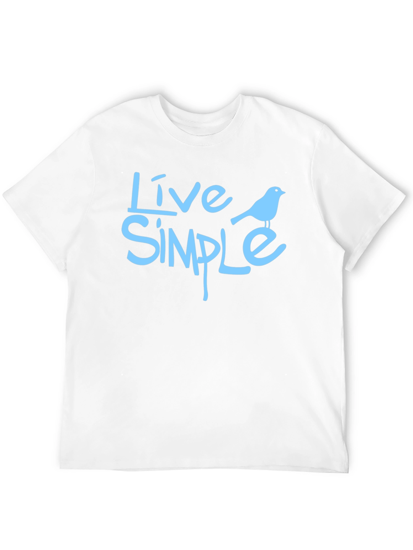 Black Live Simple Bird Graphic Black T-Shirt view 12