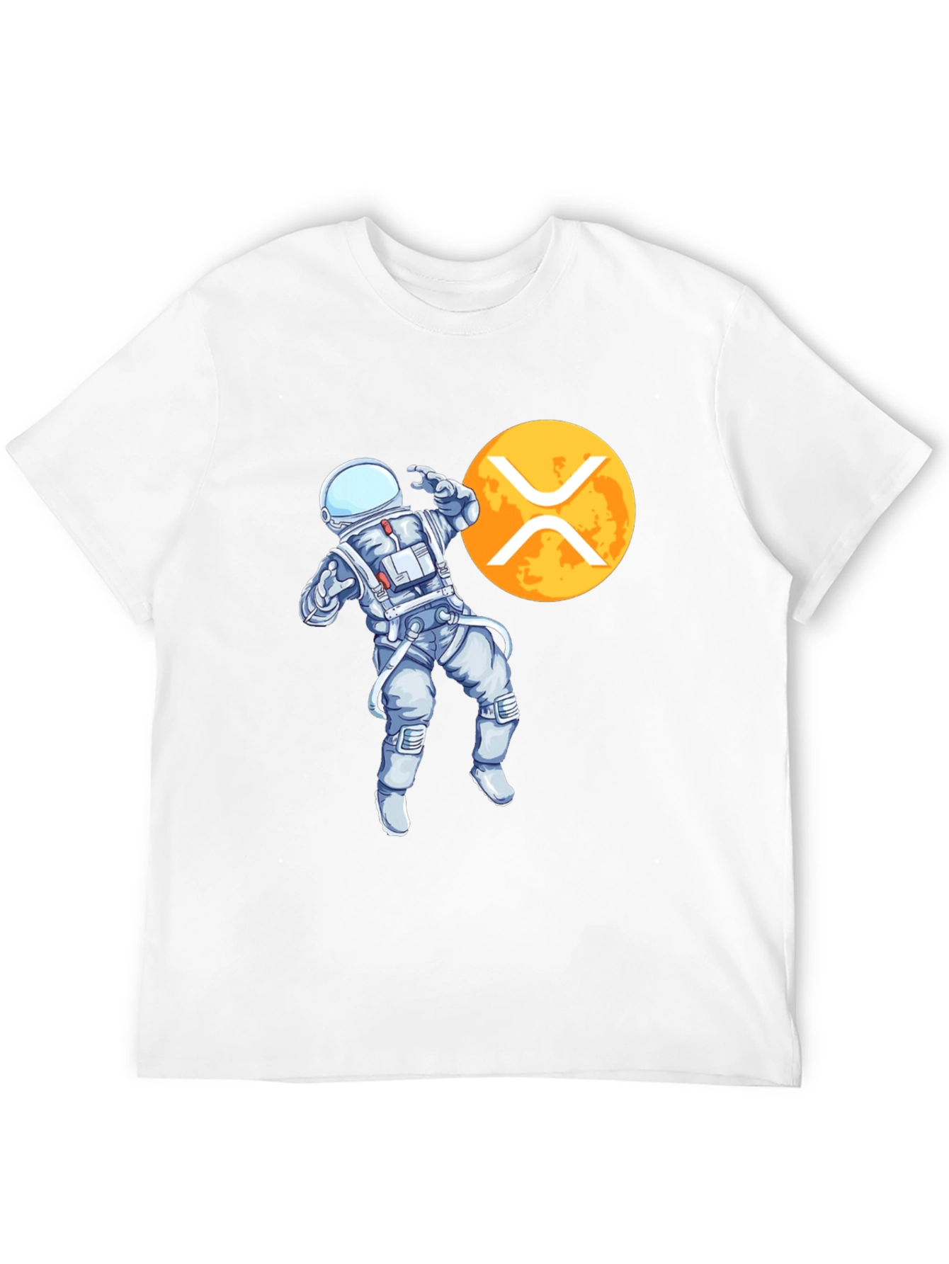 Black Astronaut XRP Crypto Black T-Shirt view 12