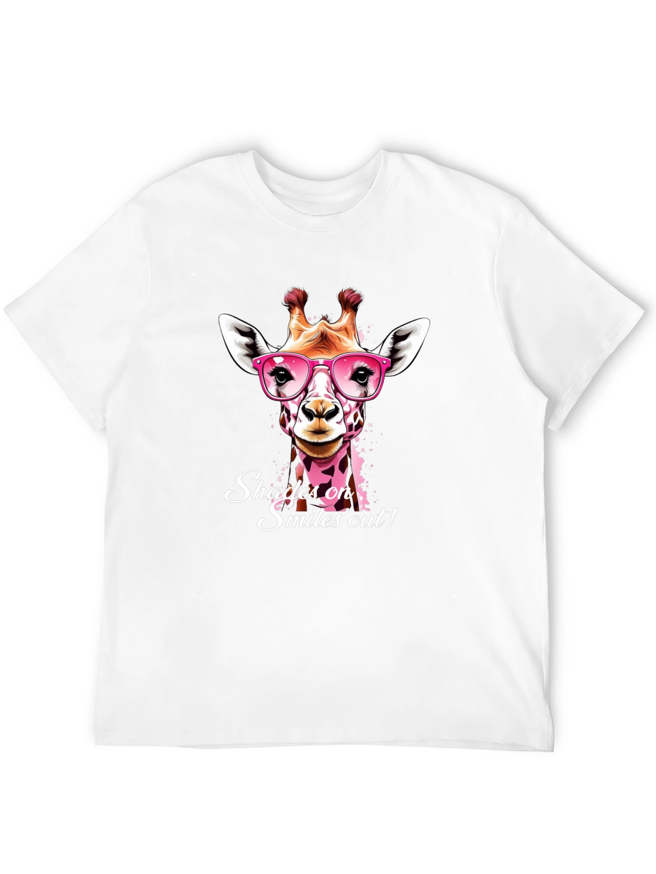 Black Giraffe Shades T-Shirt: Smiles On, Shades Out! view 12