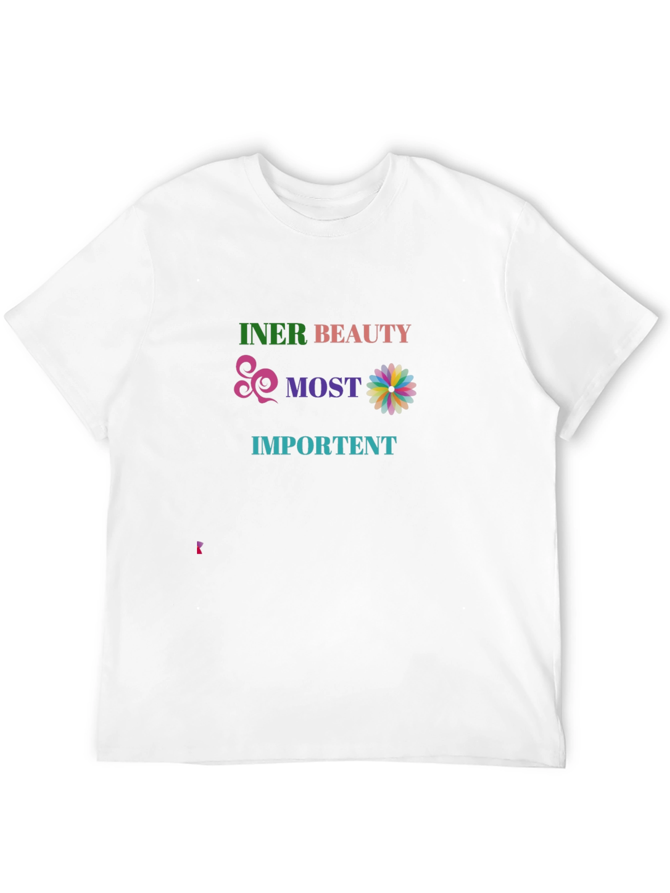 Black Inner Beauty T-Shirt - Colorful Design view 12