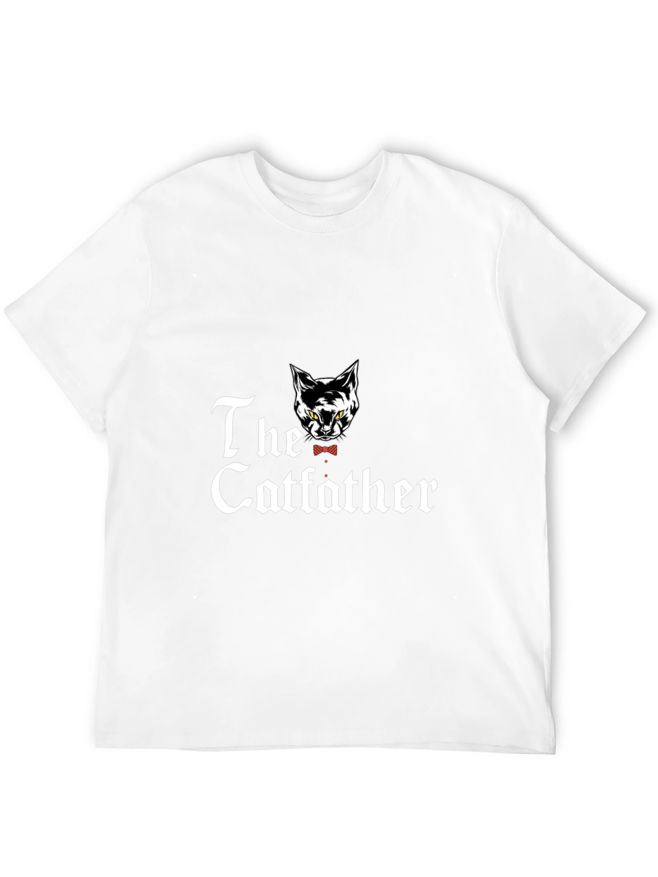 Black The Catfather T-Shirt -  Men's Black Tee view 12