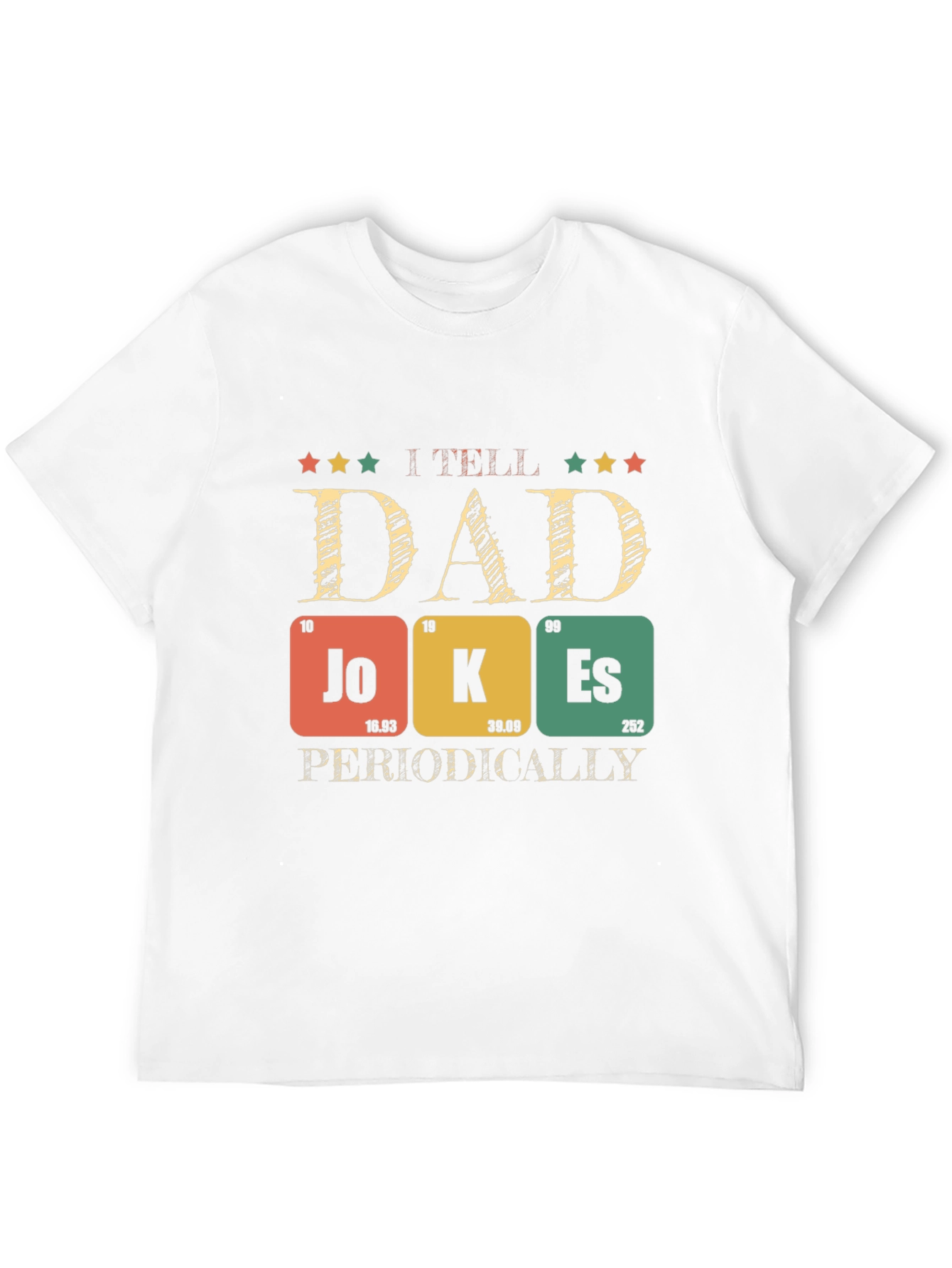 Black Dad Jokes T-Shirt - Periodic Table Pun Humor view 12