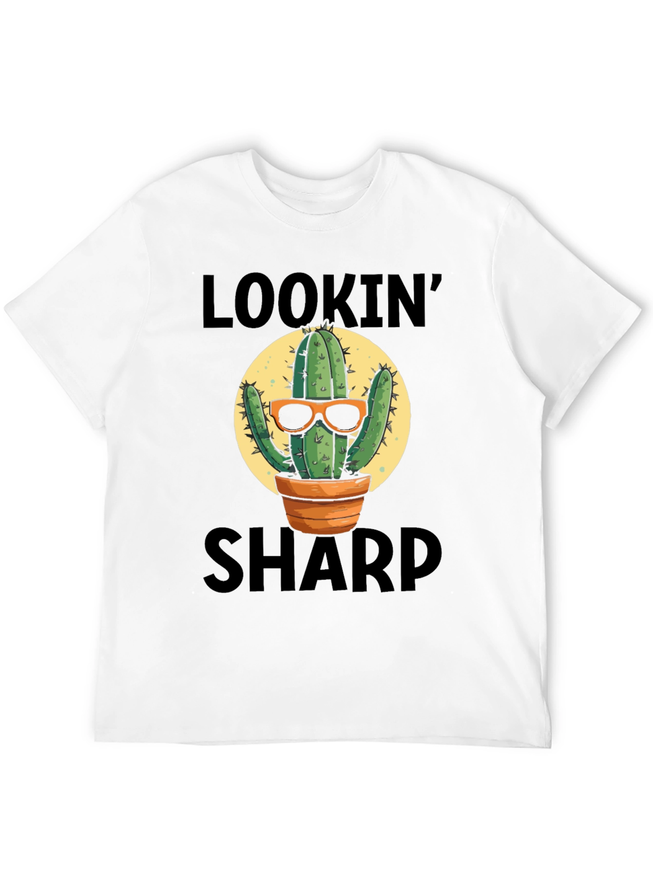 Black Lookin' Sharp Cactus T-Shirt - Unisex view 12