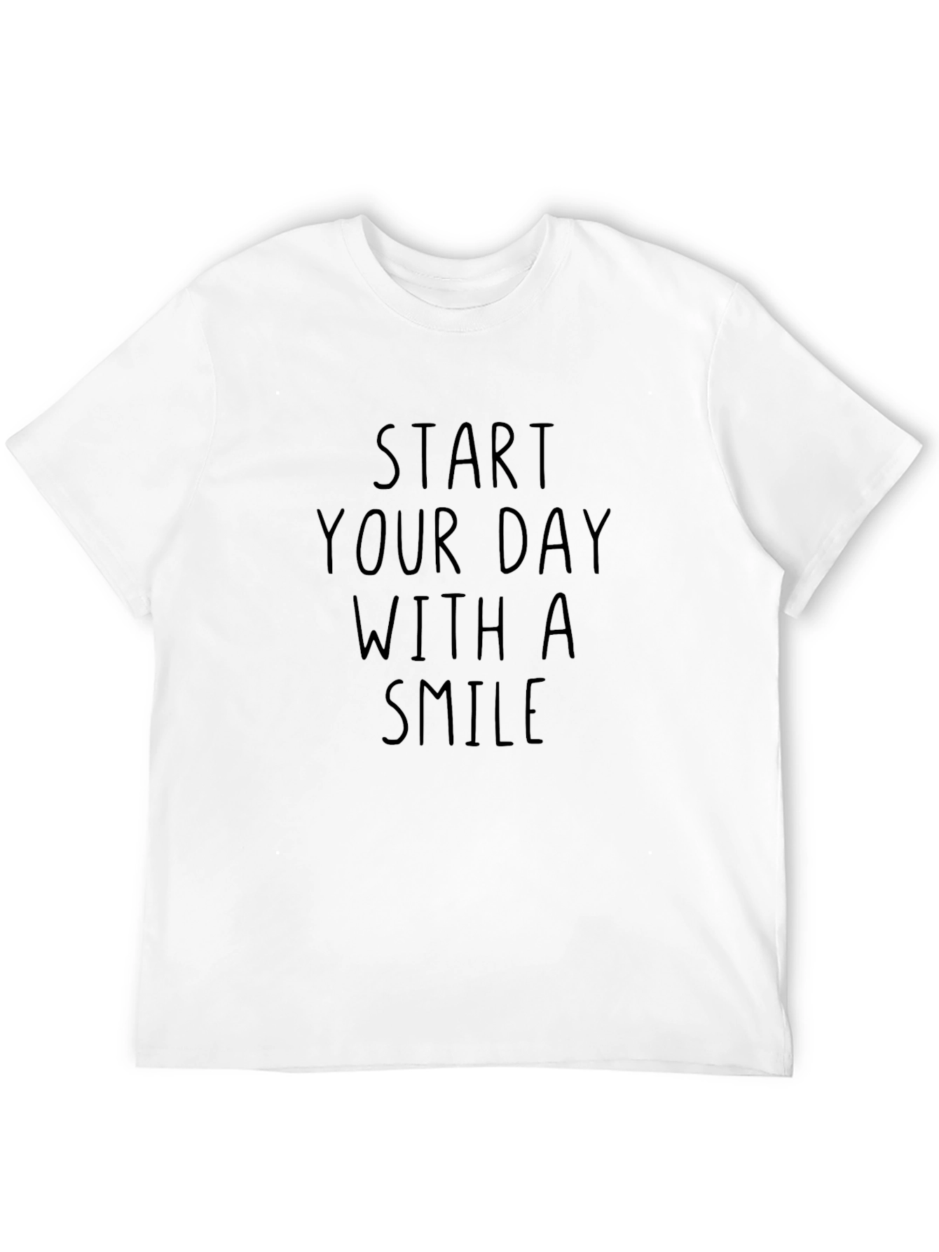 Black Start Your Day With a Smile Black Tee view 12