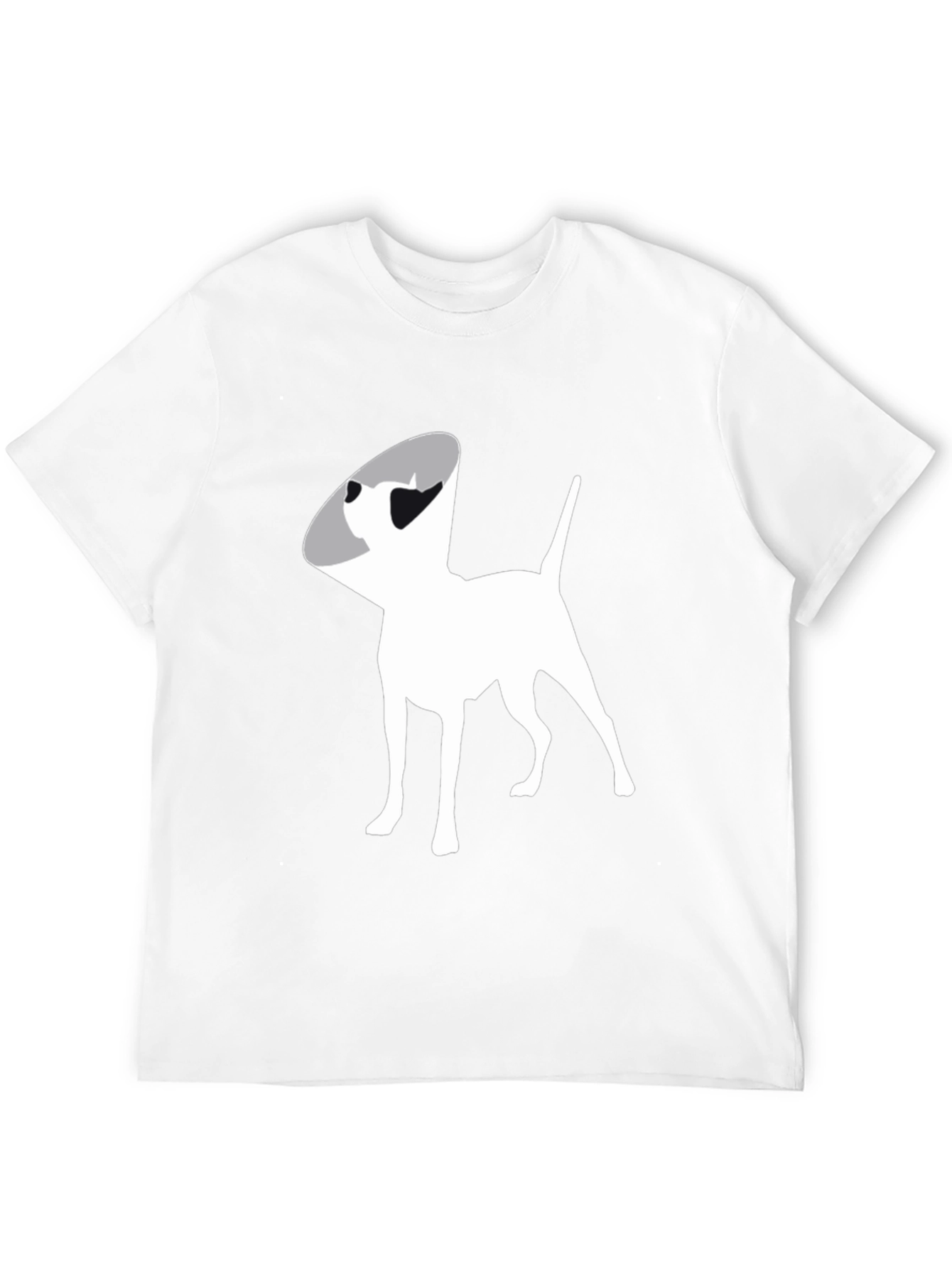 Black Dog Cone Graphic Tee - Black Cotton Comfort view 12