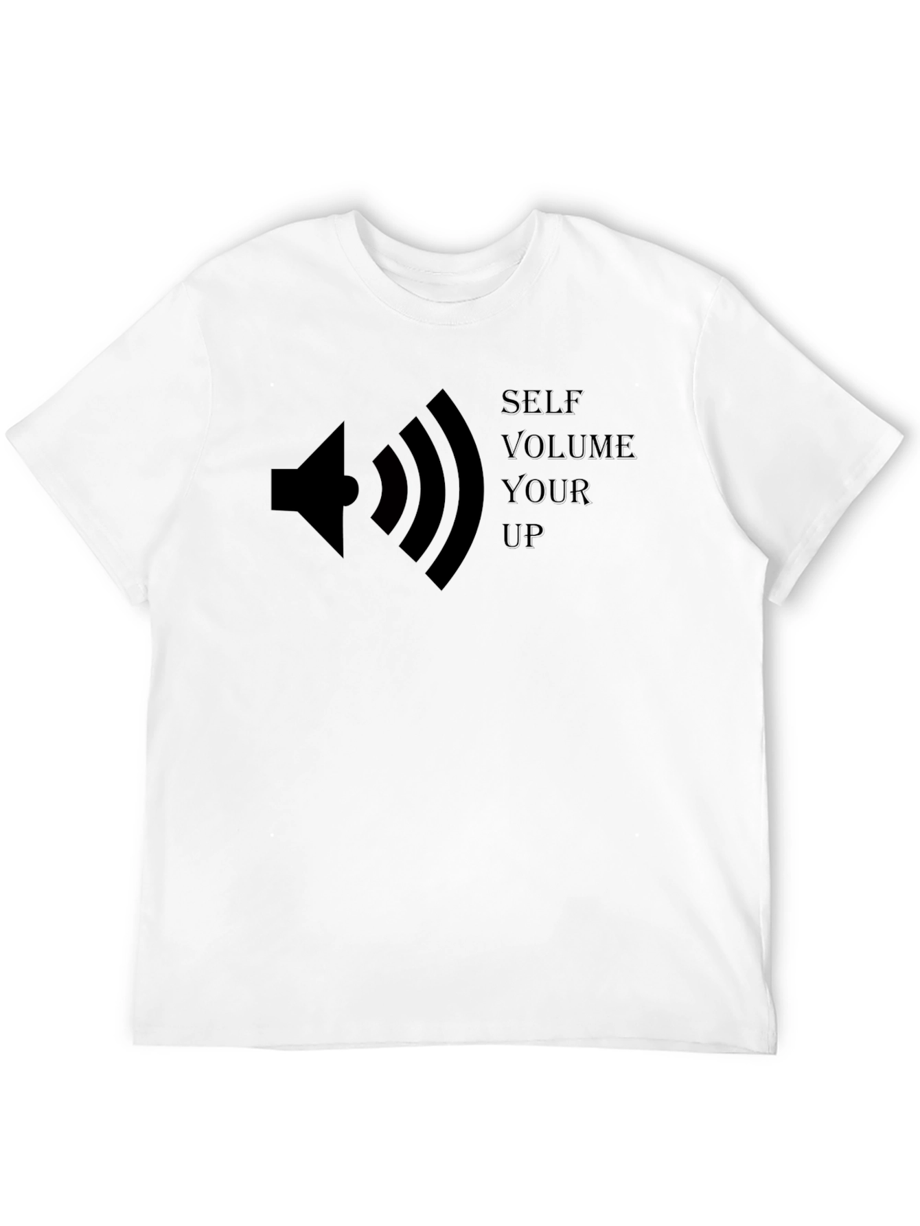 Black Self Volume Up Graphic Tee - Black T-Shirt view 12