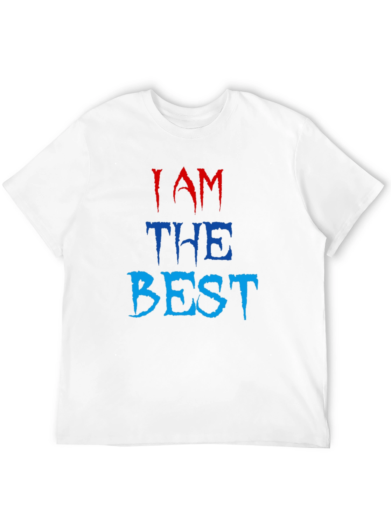Black I AM THE BEST Graphic Tee view 12